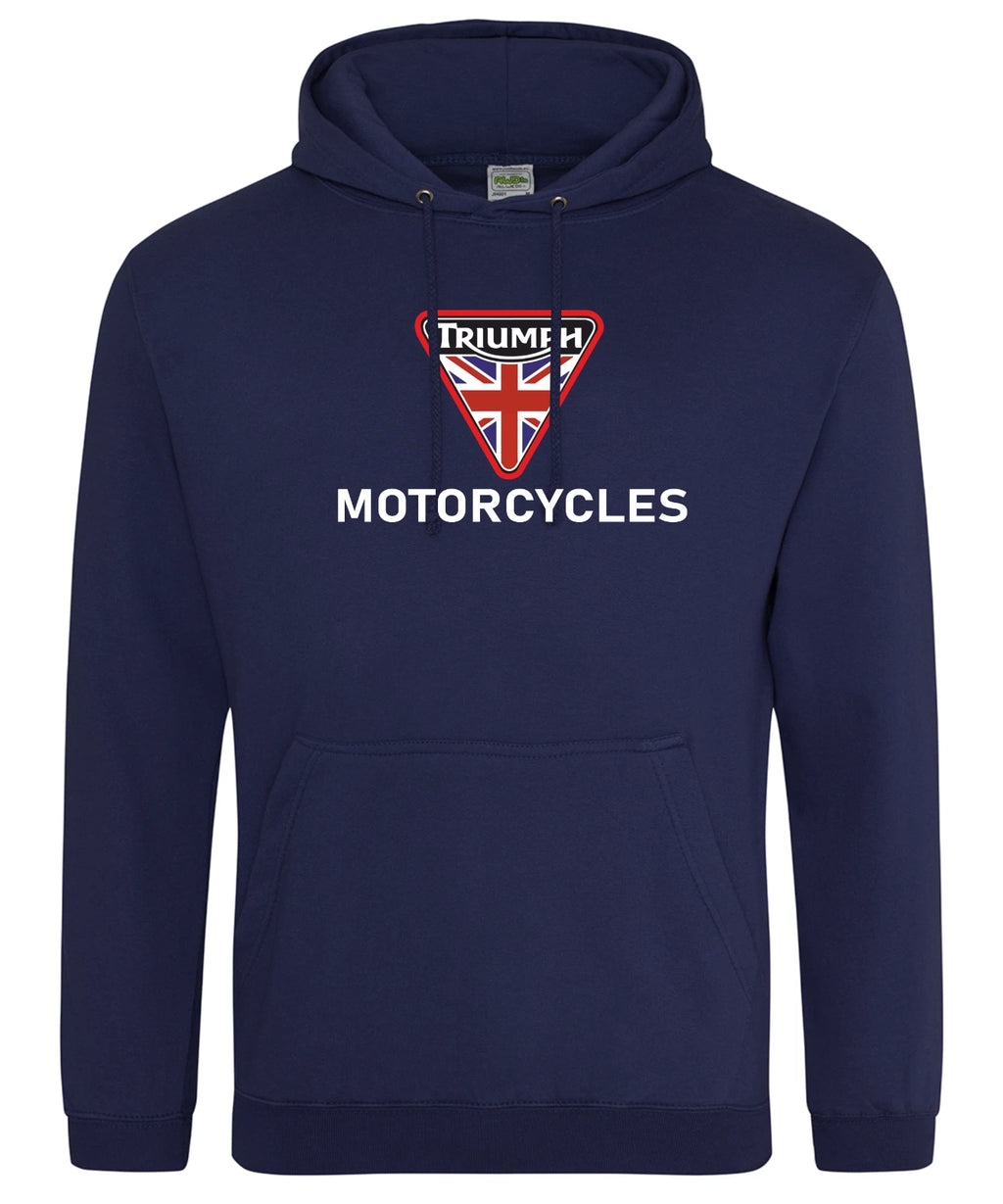 Customisable Retro Classic English Triumph Biker Premium Hooded Sweatshirt