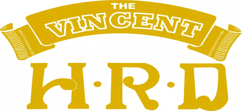 Logo with 'The Vincent H.R.D' text on a white background