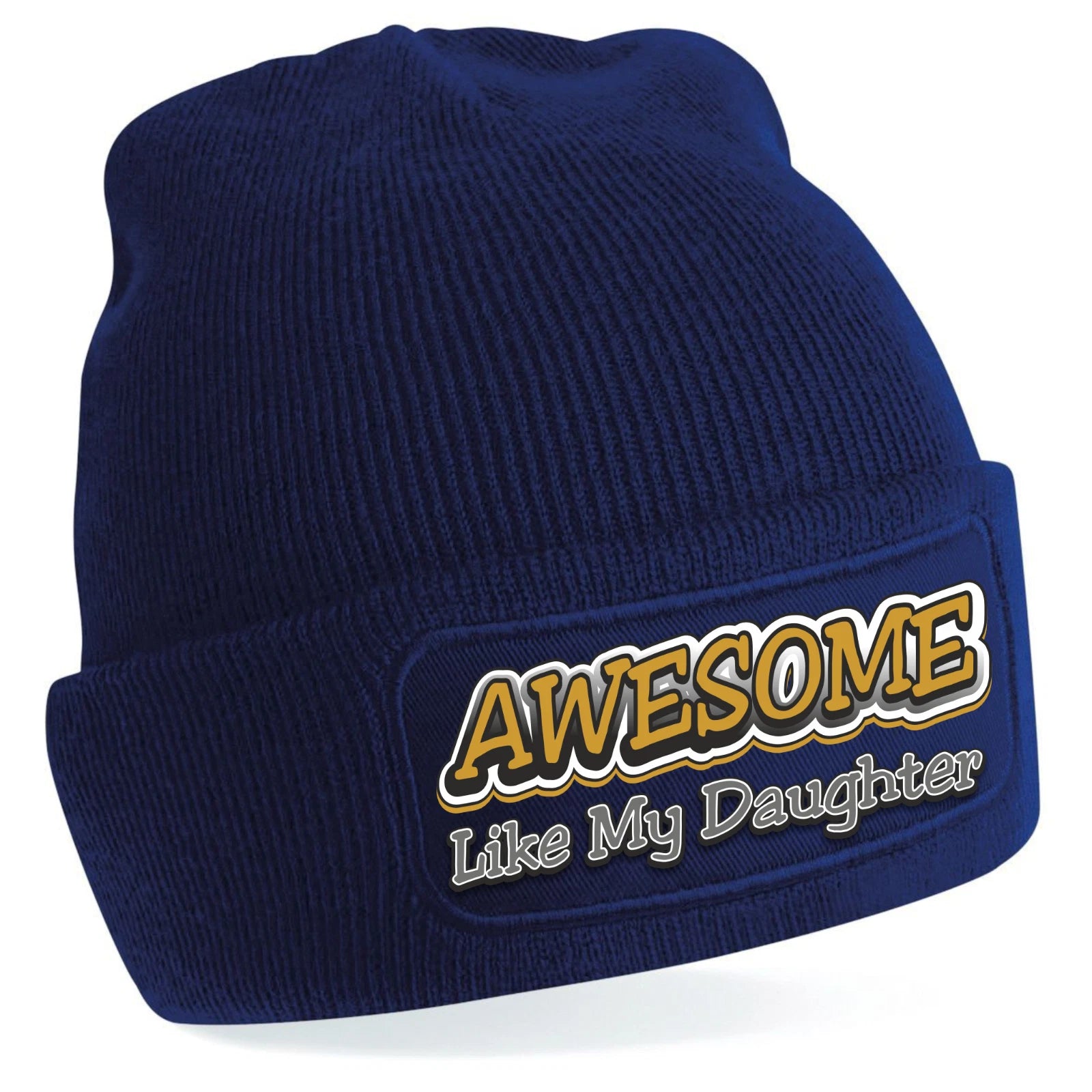 Awesome Like my Daughter original warm beanie knitted Premium Quality Beanie