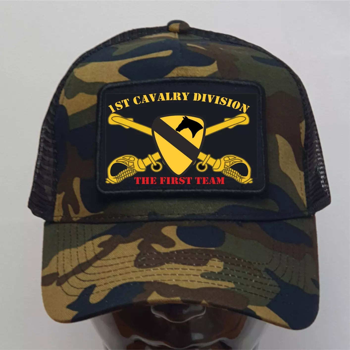Retro Classic Iconic US Army 1st  Team Air Cavalry Vietnam Quality  Baseball Cap