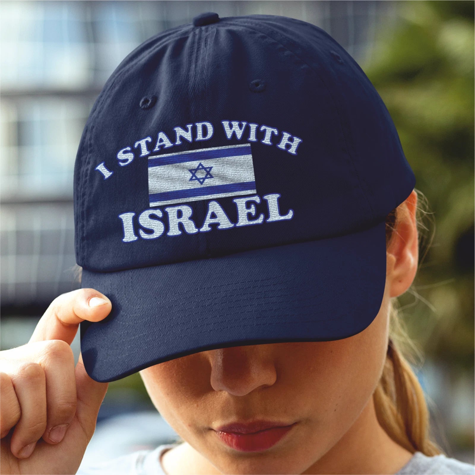 I Stand With Israel Premium Quality  Baseball Cap