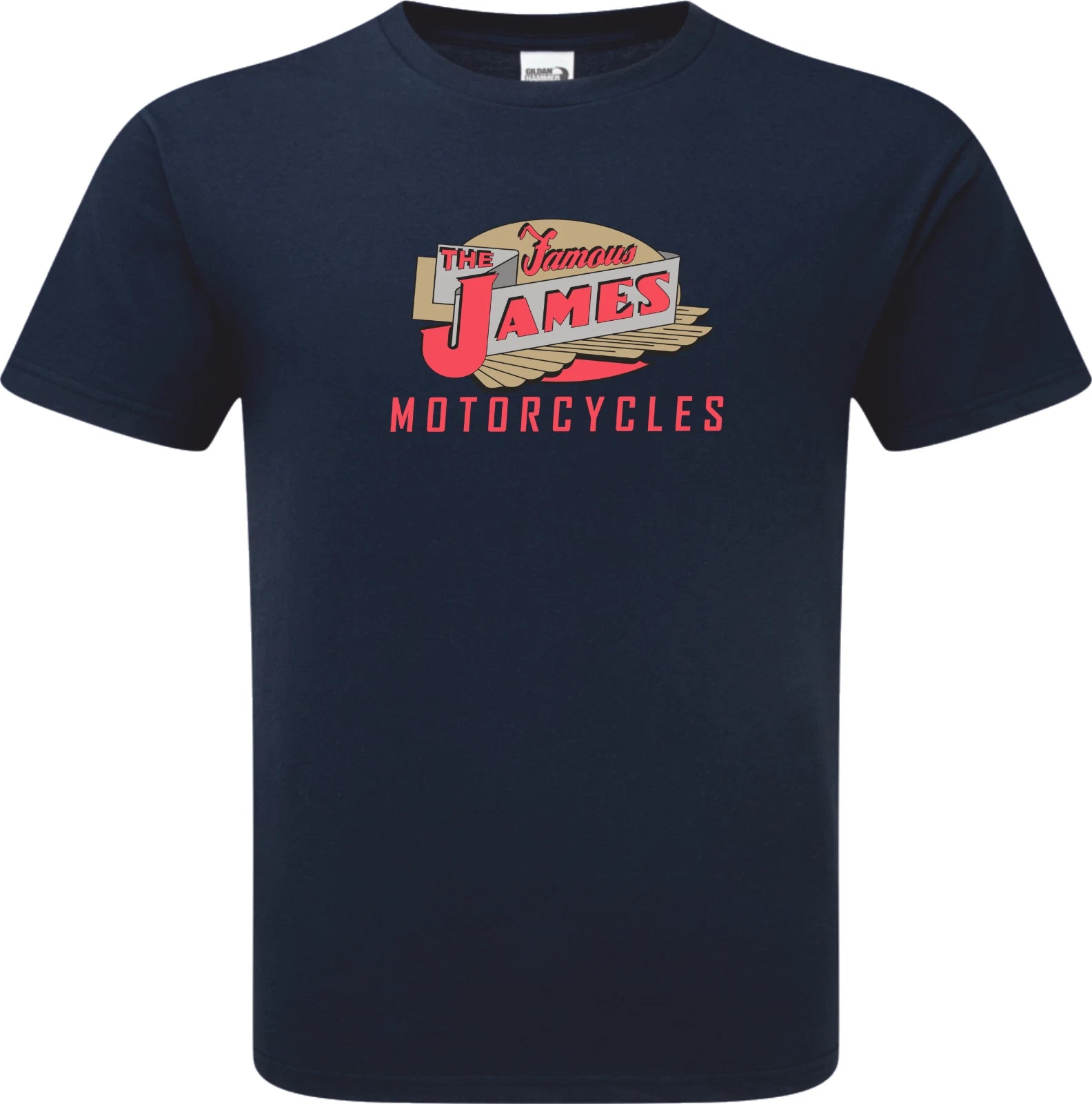 Retro Vintage English Classic James Motorcycle Logo Biker PREMIUM T-shirt