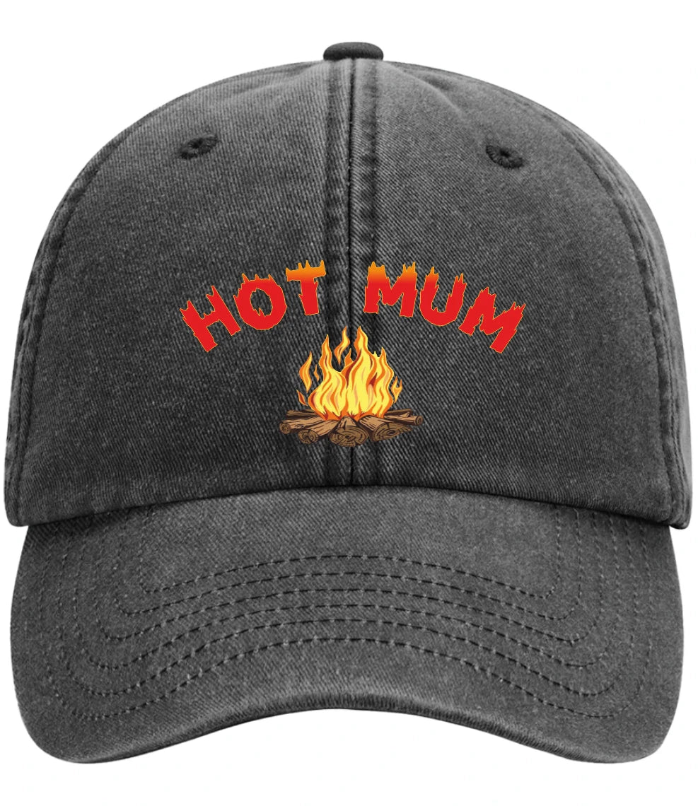 Custom Hot Mum Mothers Day Gift Premium Vintage Low Profile Baseball Cap