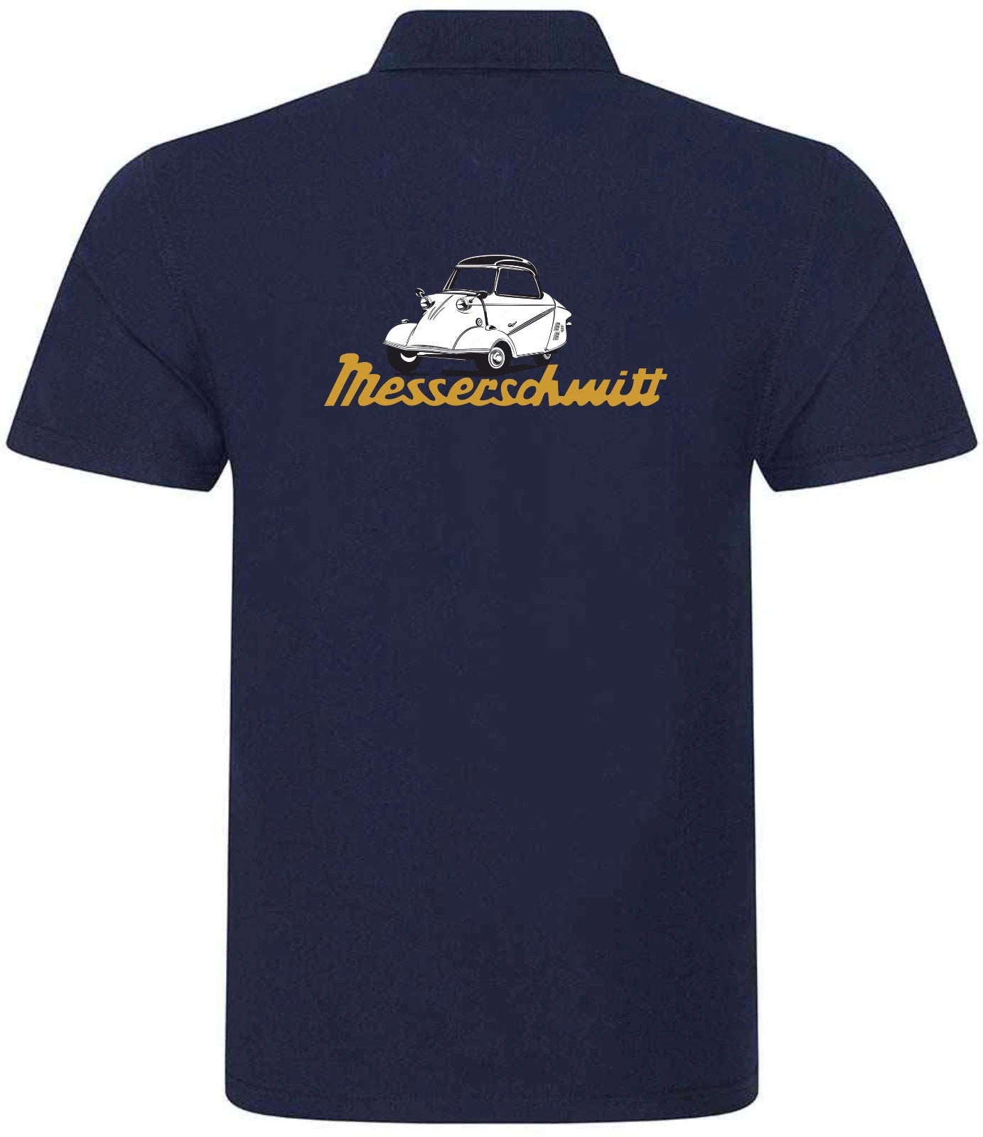 Customisable Retro Vintage Classic Messerschmitt Auto Premium Quality Poloshirt