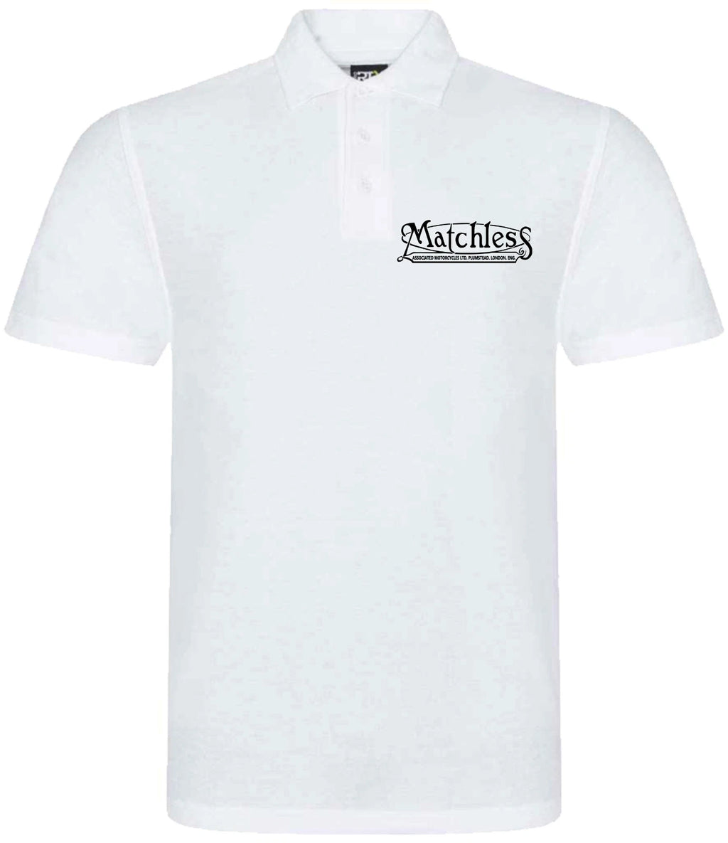 Customisable Retro Vintage Classic Matchles Motorcycle Premium Quality Poloshirt