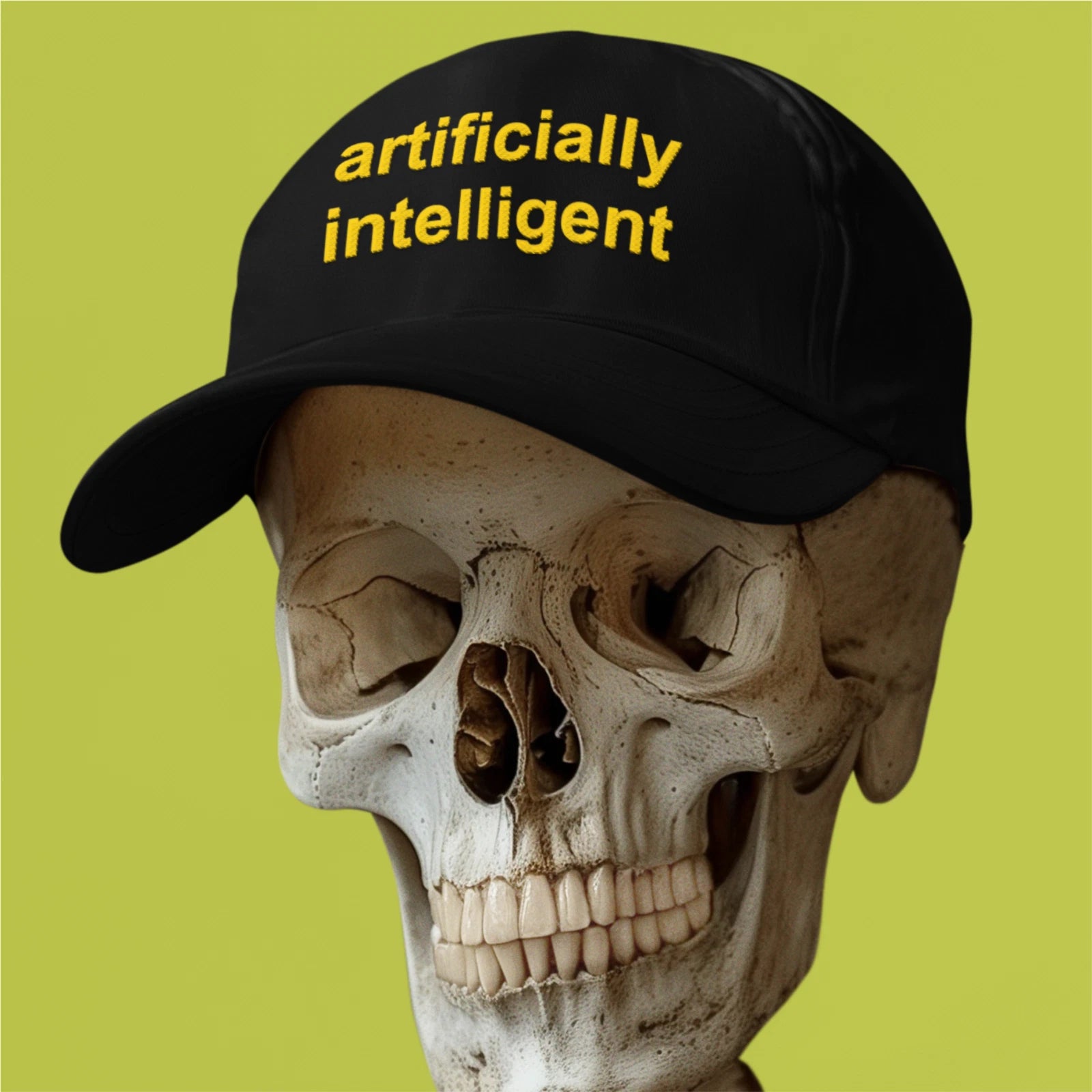 Funny Humorous Artificially Intelligent Premium  Quality Baseball Cap