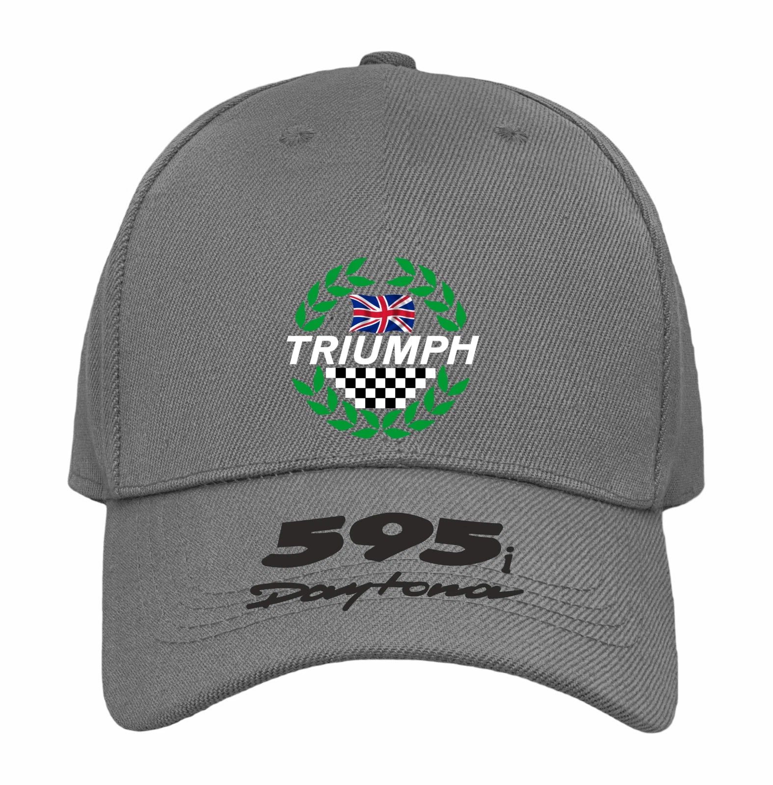 Retro Classic Triumph Daytona 595i Motorcycle Peak Logo Biker Baseball Cap