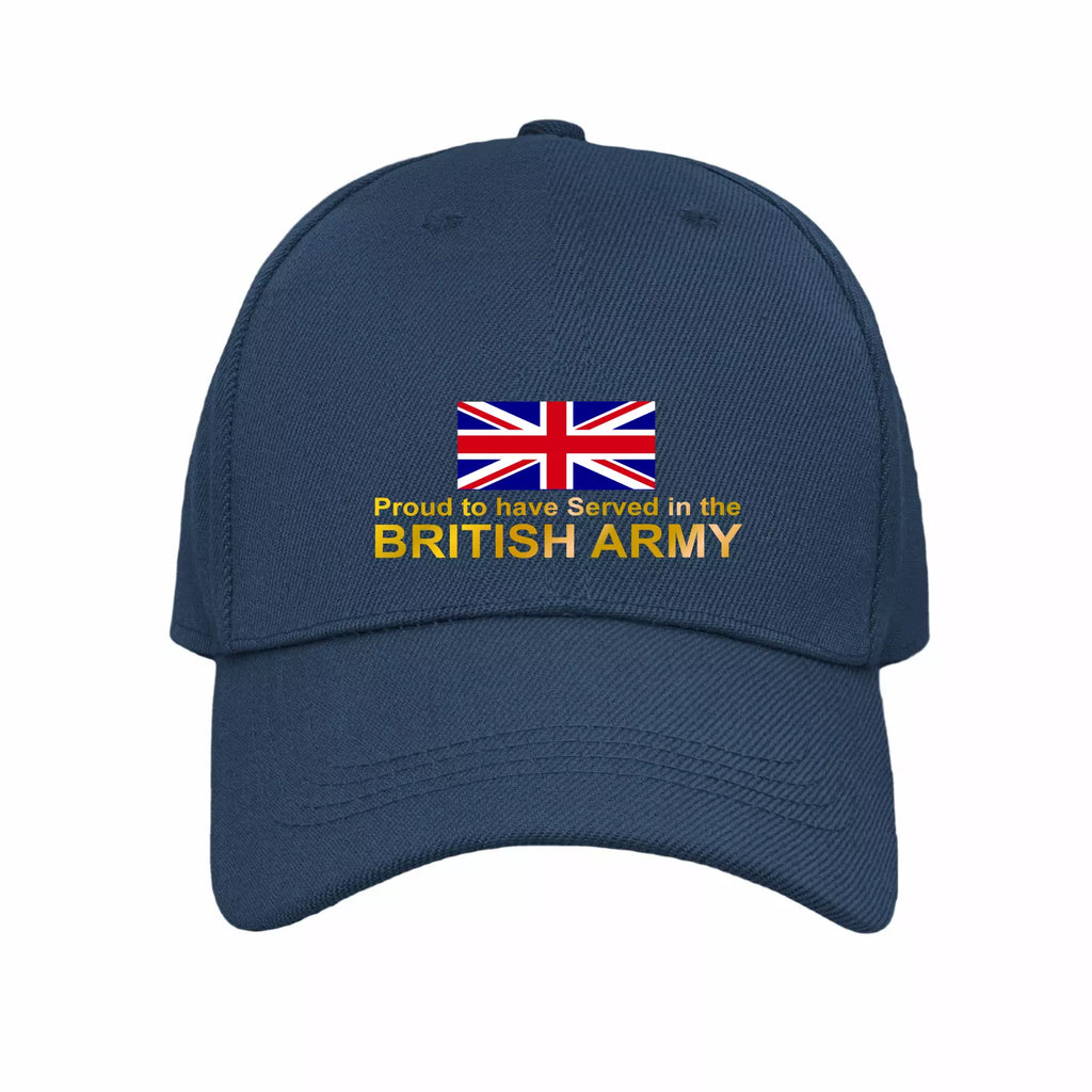 British Army Armed Services Veteran Logo Quality Baseball Cap