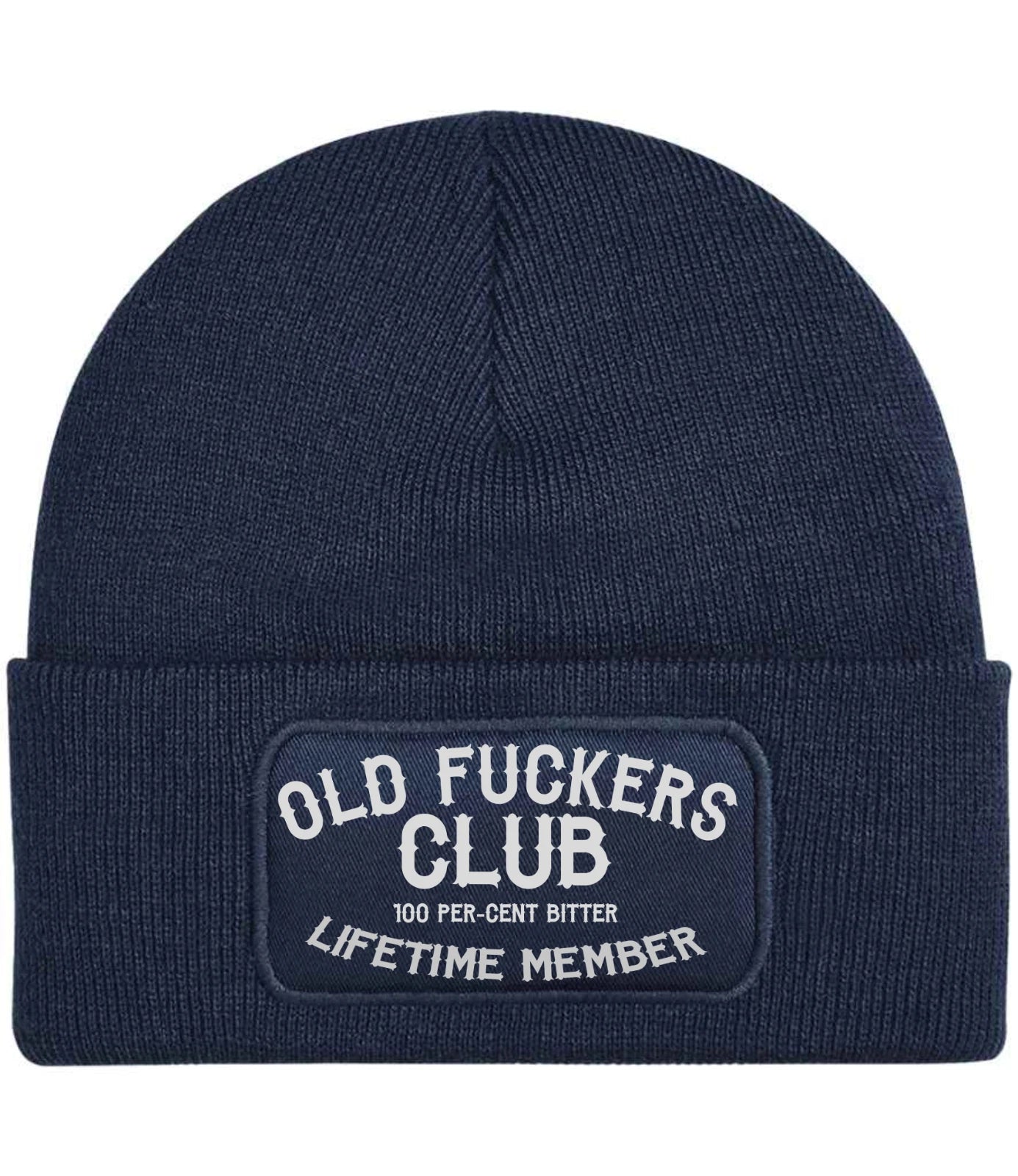 Humorous Old Fu*kers Club Beechfield Quality Warm Winter Beanie Hat Fathers Day