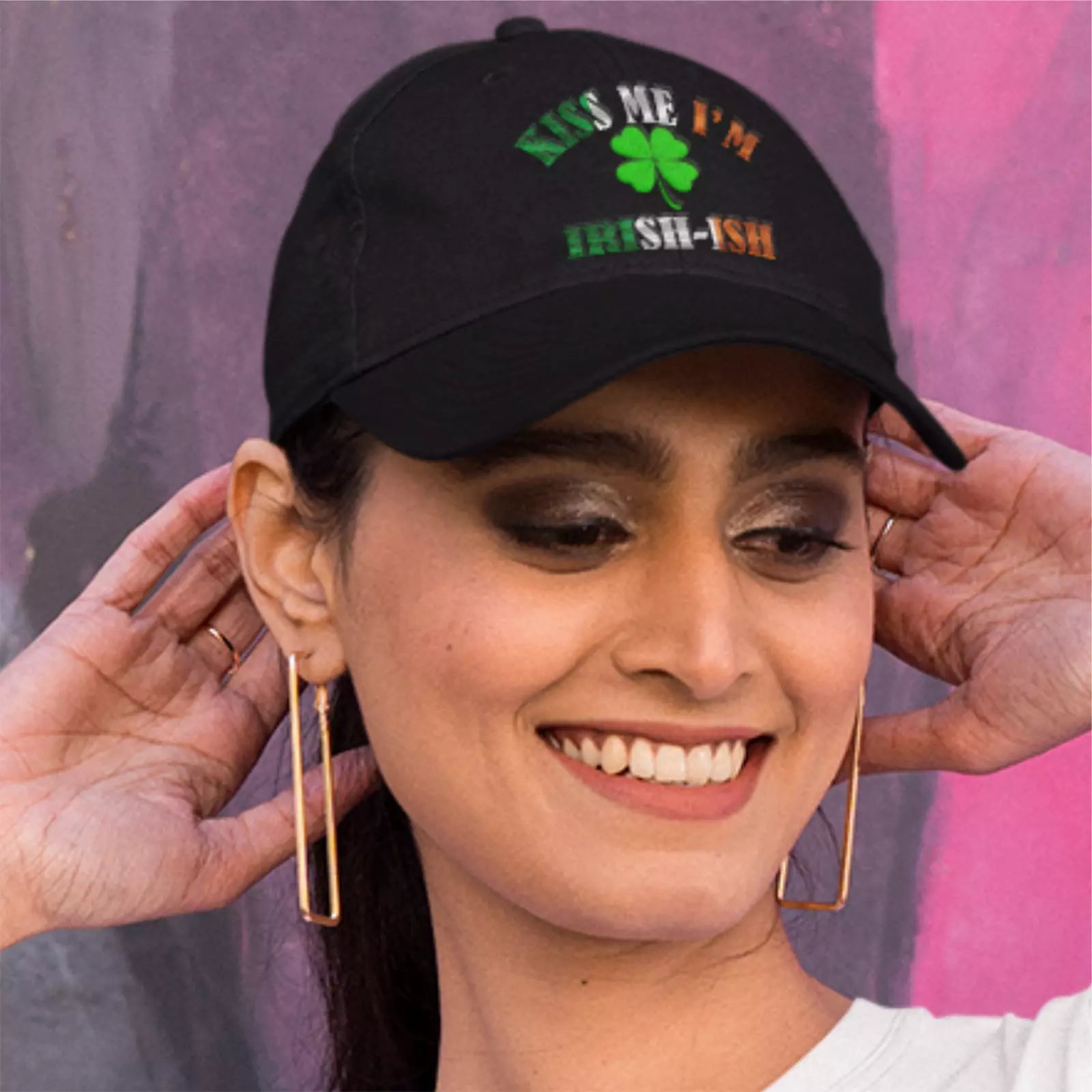 St. Patrick’s Day Style Premium Quality Baseball Cap - Luck, Laughs & Guiness!