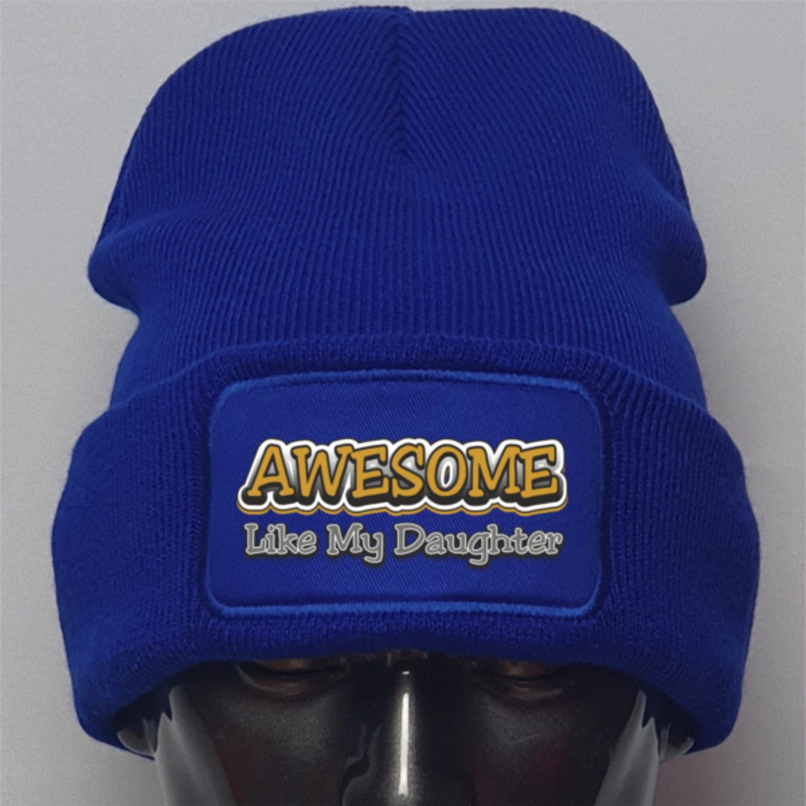 Awesome Like my Daughter original warm beanie knitted Premium Quality Beanie