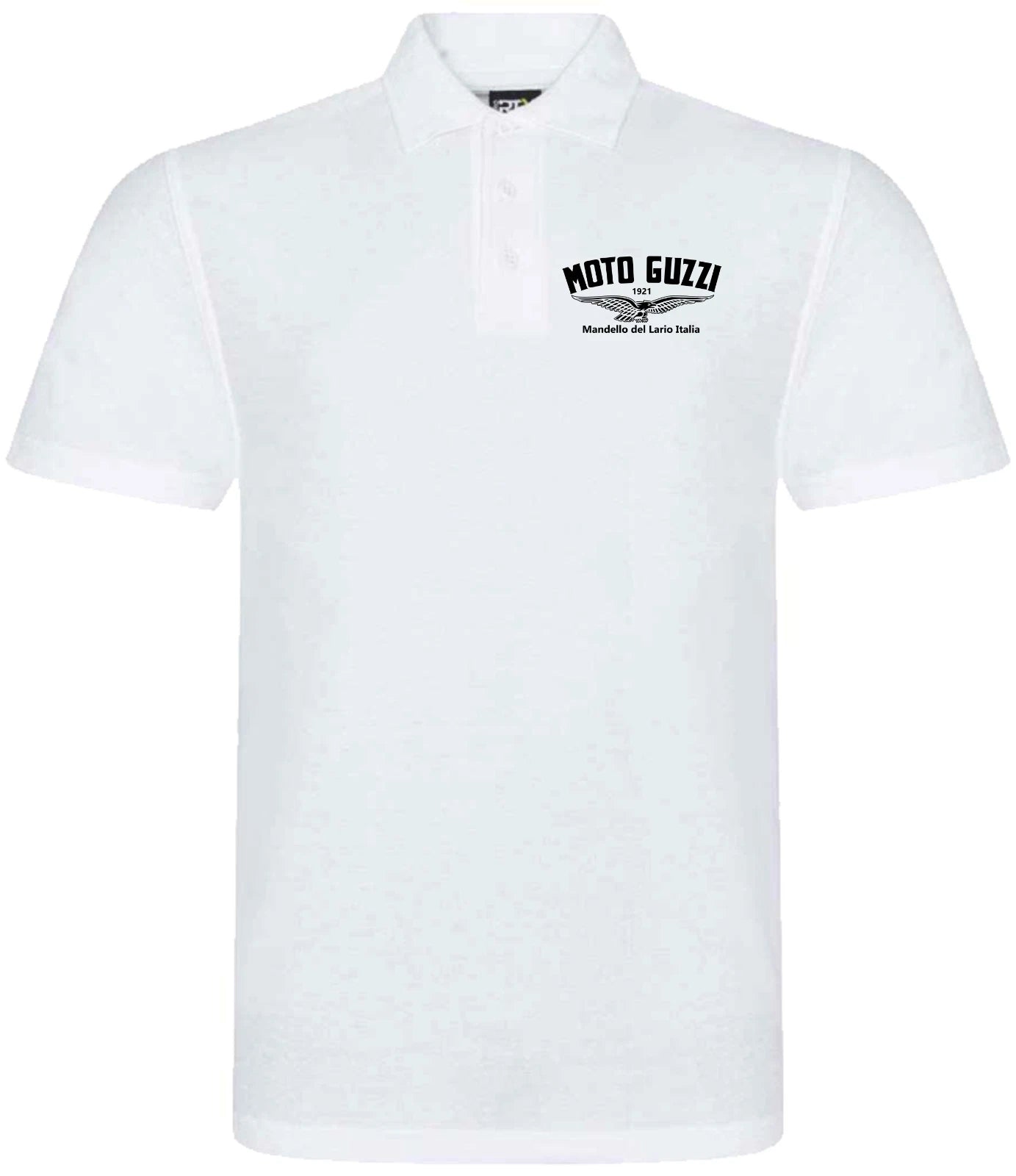 Customisable Vintage Classic Moto Guzzi Motorcycle Premium Quality Poloshirt
