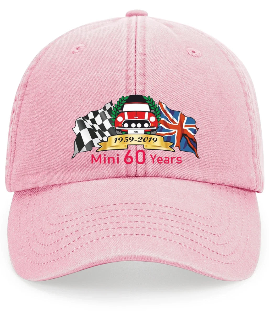 Vintage Motoring Mini 60 Year Celebration Vintage Low Profile Baseball Cap