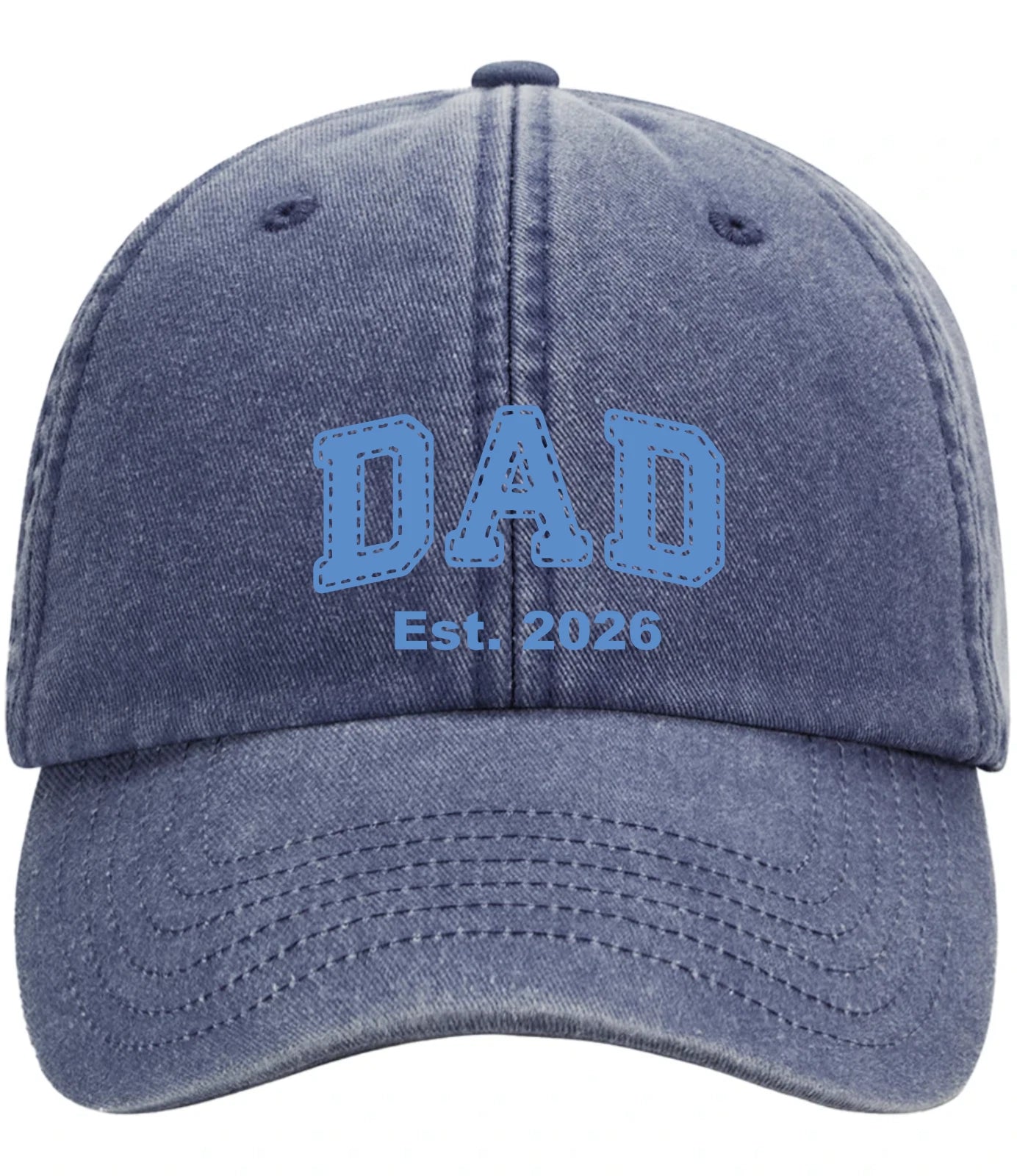 New Dad/Grandpa/Grandad/Uncle Est: 2066 Vintage Low Profile Baseball Cap
