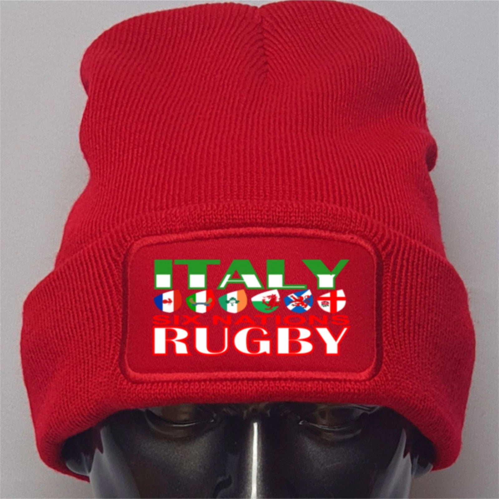 2026 Rugby Six Nations Italy Premium Quality Beanie Hat