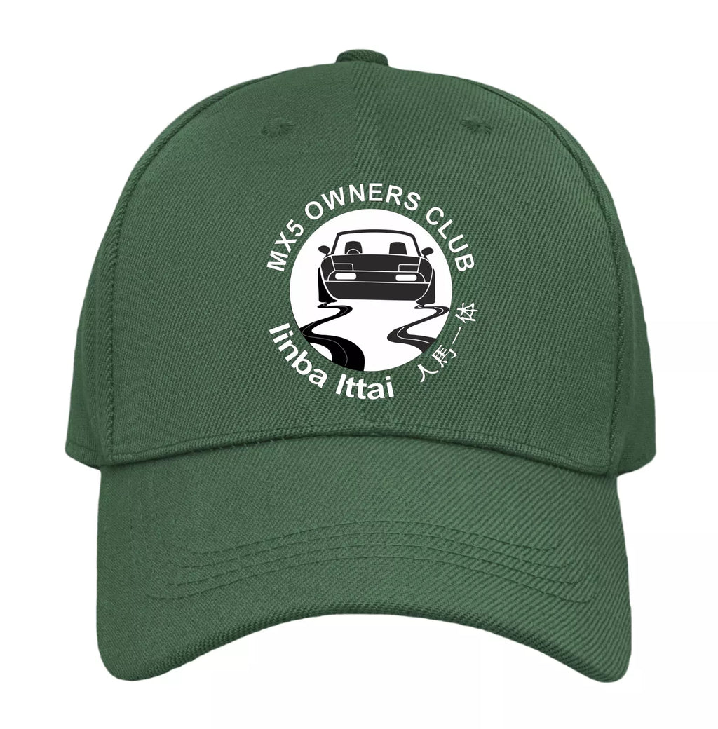 MX5 Sports Car Owners Club  Premium Quality Motoring Baseball Cap