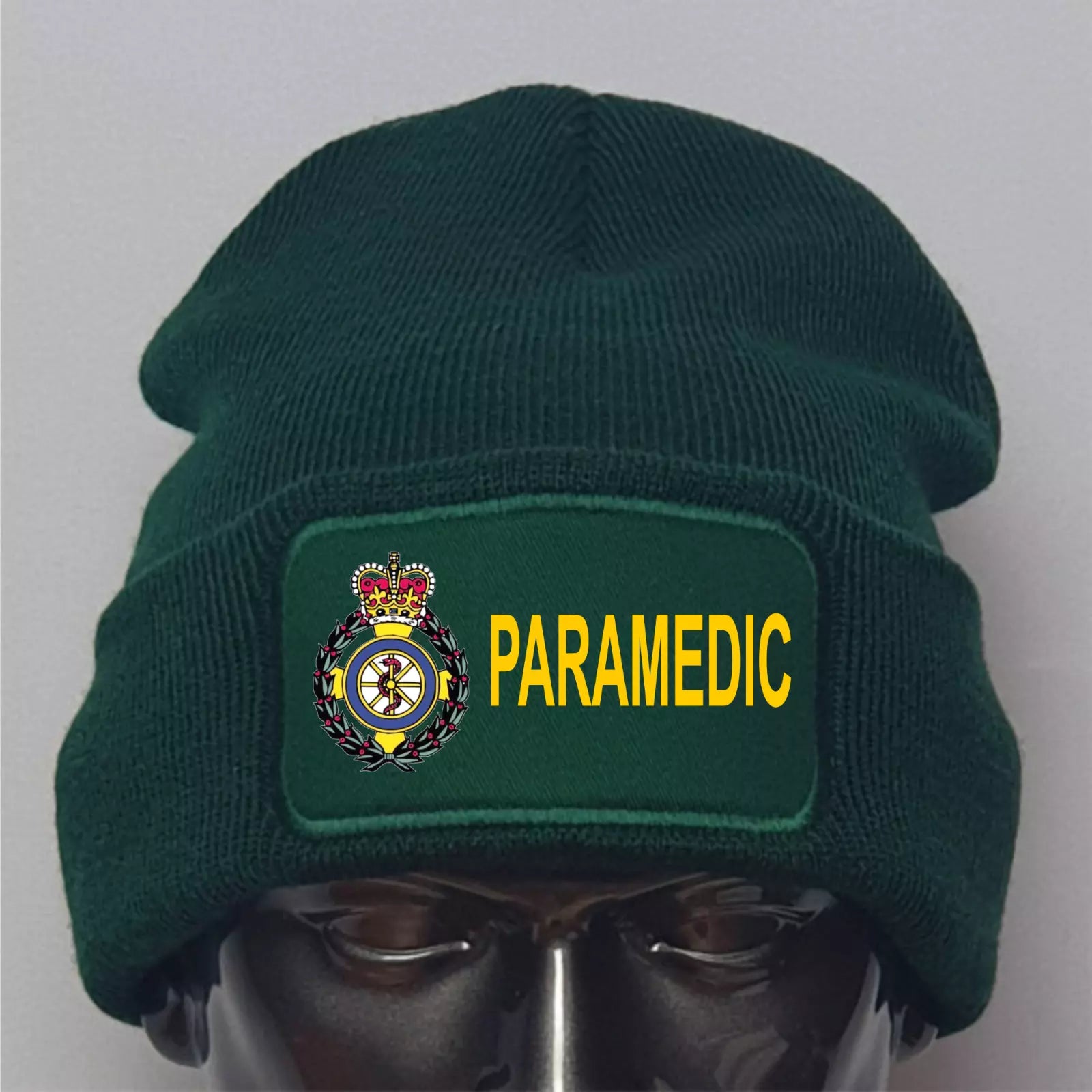 New Custom Text & Ensign Ambulance Emergency Services Premium Quality Beanie