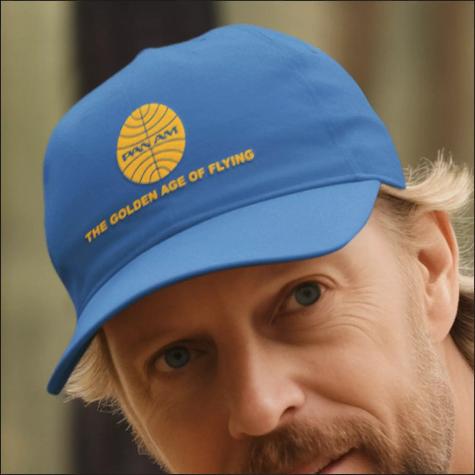 Retro Classic Iconic PanAm USA Airline Collectors Travel Quality  Baseball Cap