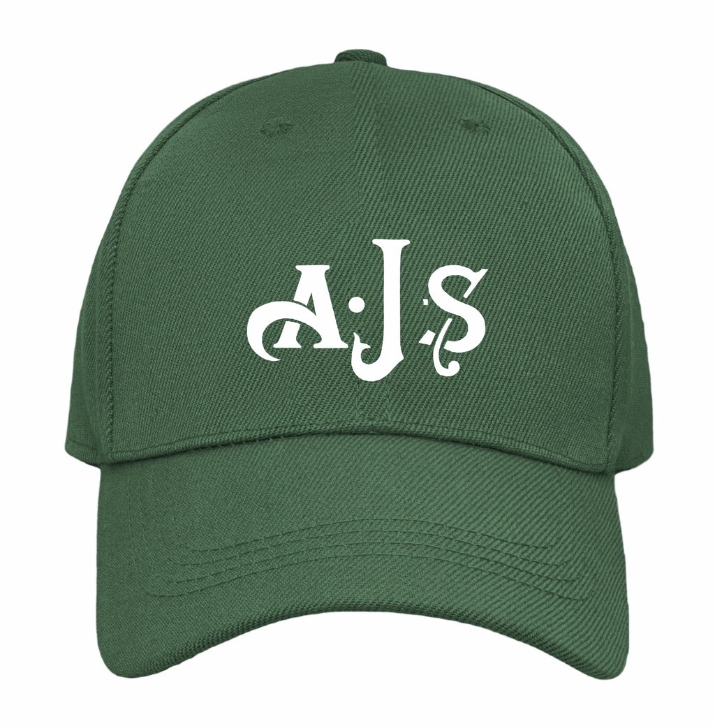 Retro Vintage Classic English AJS Motorcycle Logo Biker Quality Baseball Cap