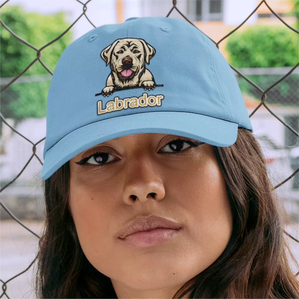 Choose from 100 Breeds  Illustration Custom Canine Dog Personalised Baseball Cap