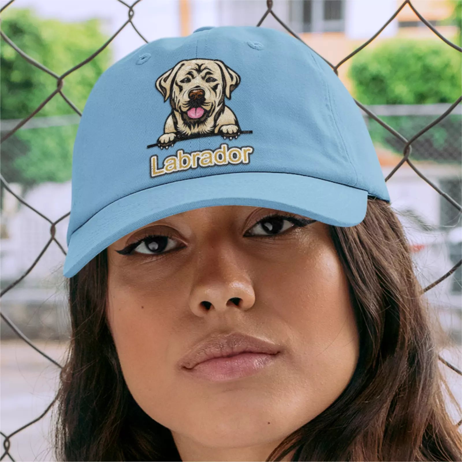 Choose from 100 Breeds  Illustration Custom Canine Dog Personalised Baseball Cap