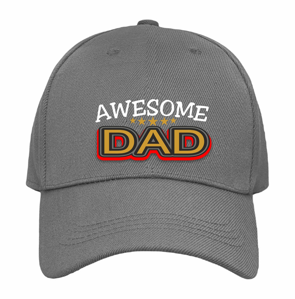 Fathers Day Dads Day Awesome Dad  Premium Quality Baseball Cap