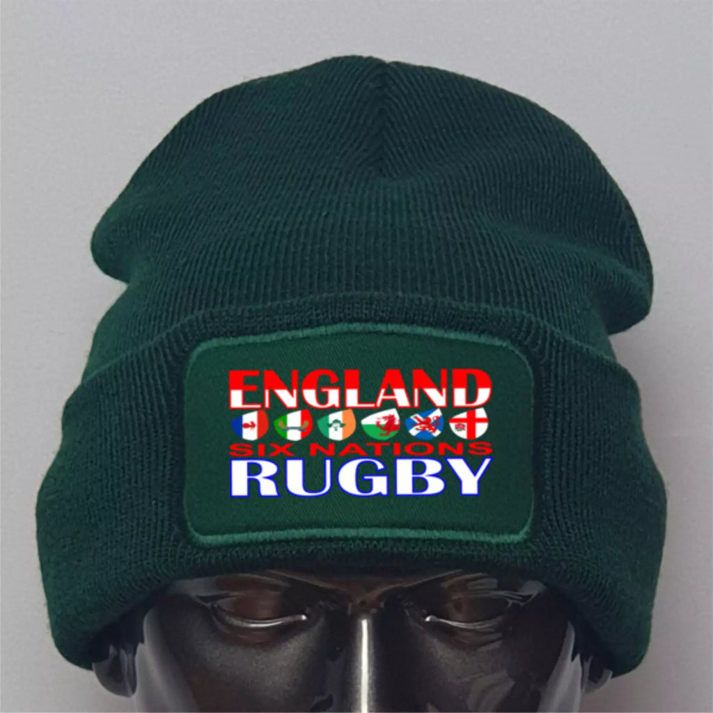 2026 Rugby Six Nations England Premium Quality Beanie Hat
