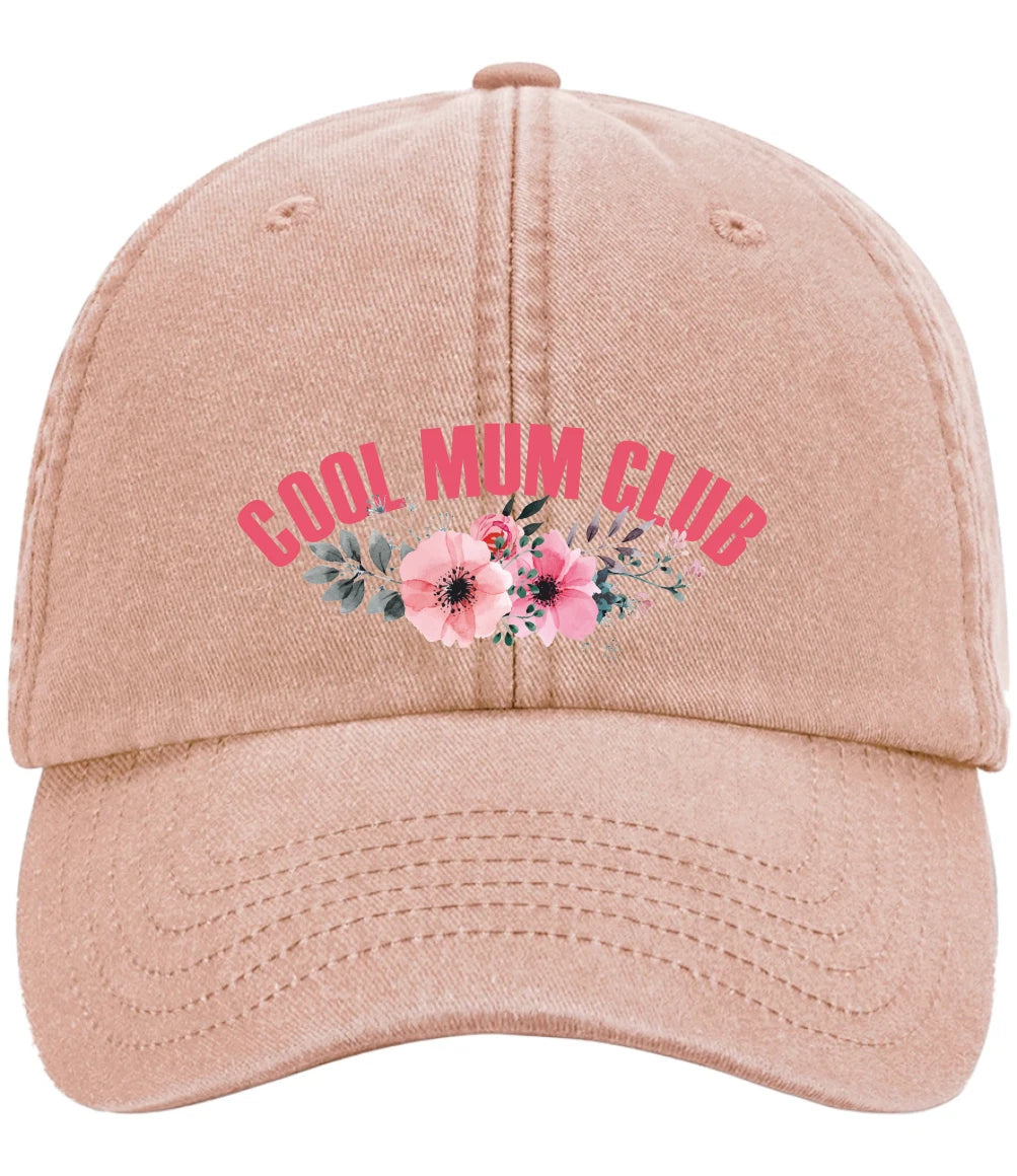 Custom Cool Mum Club Mothers Day Gift Premium Vintage Low Profile Baseball Cap