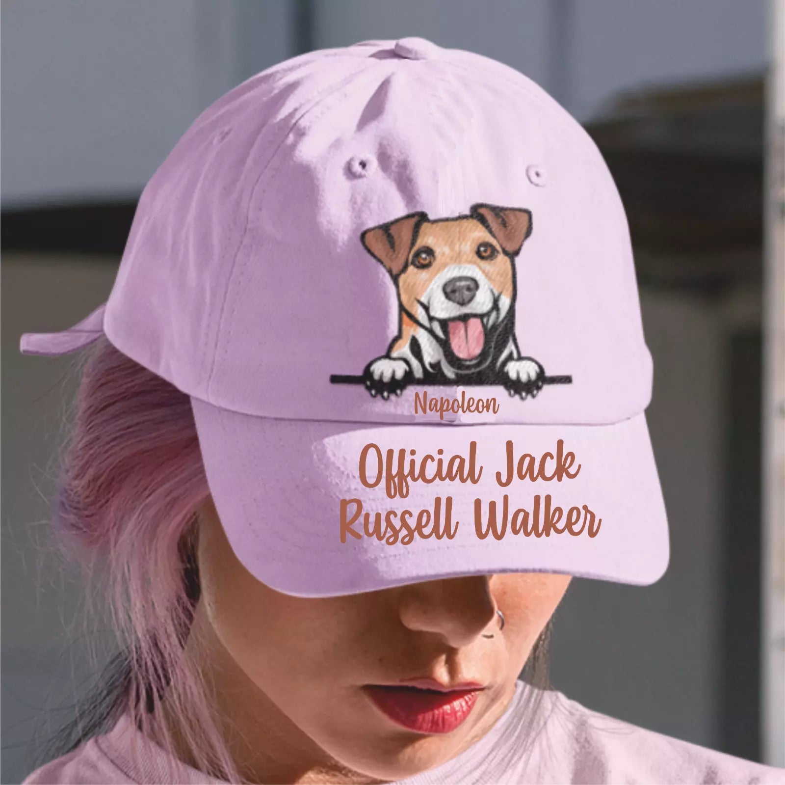 Choose from 100 Breeds  Illustration Custom Canine Dog Personalised Baseball Cap