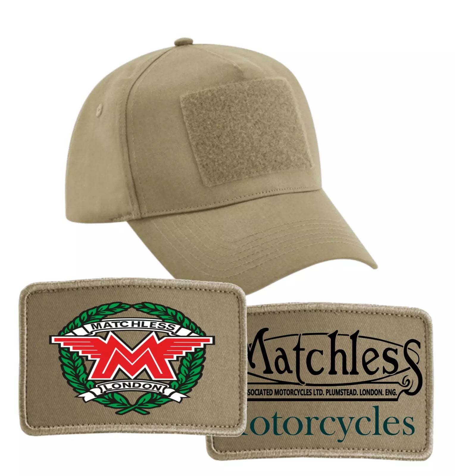 New Interchangeable Matchless Motorcycle Biker Logo Premium Quality Baseball Cap