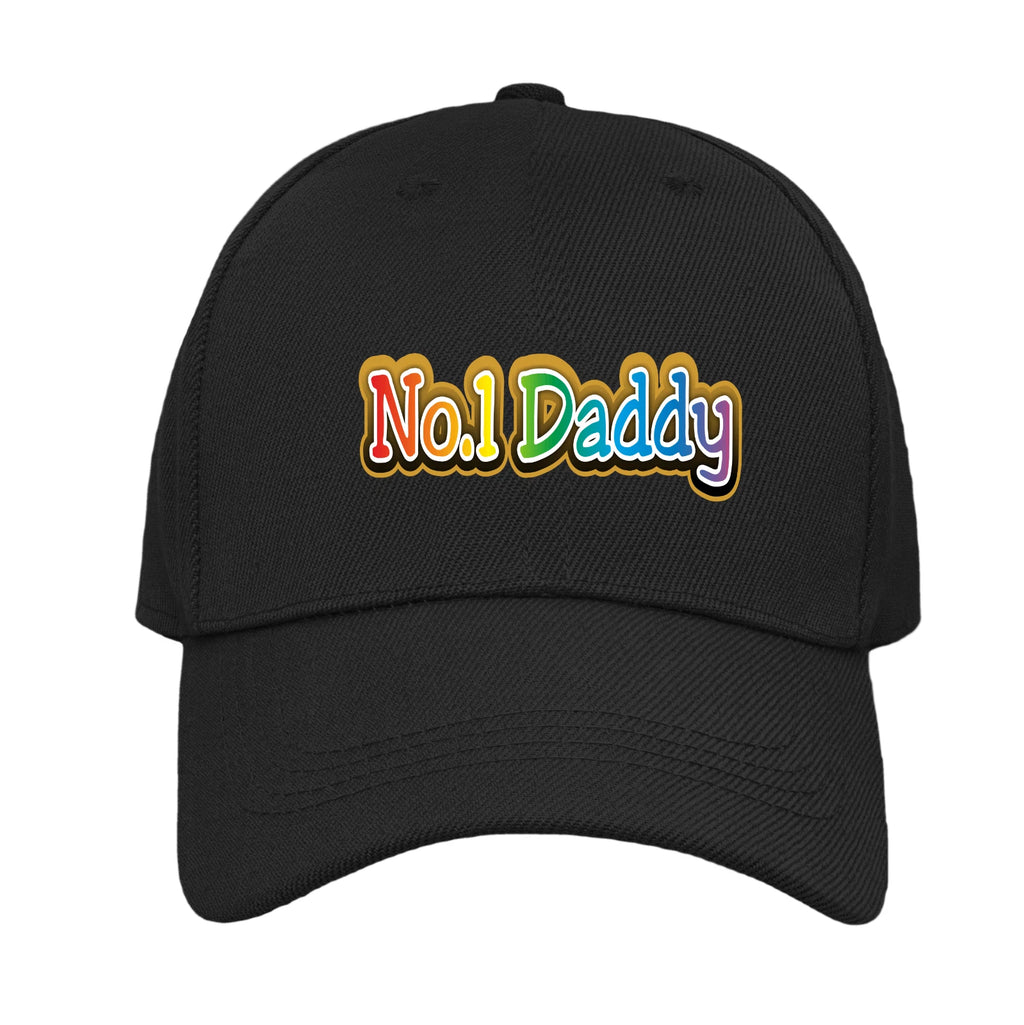 Fathers Day Dads Day Number One Daddy Premium Quality Baseball Cap