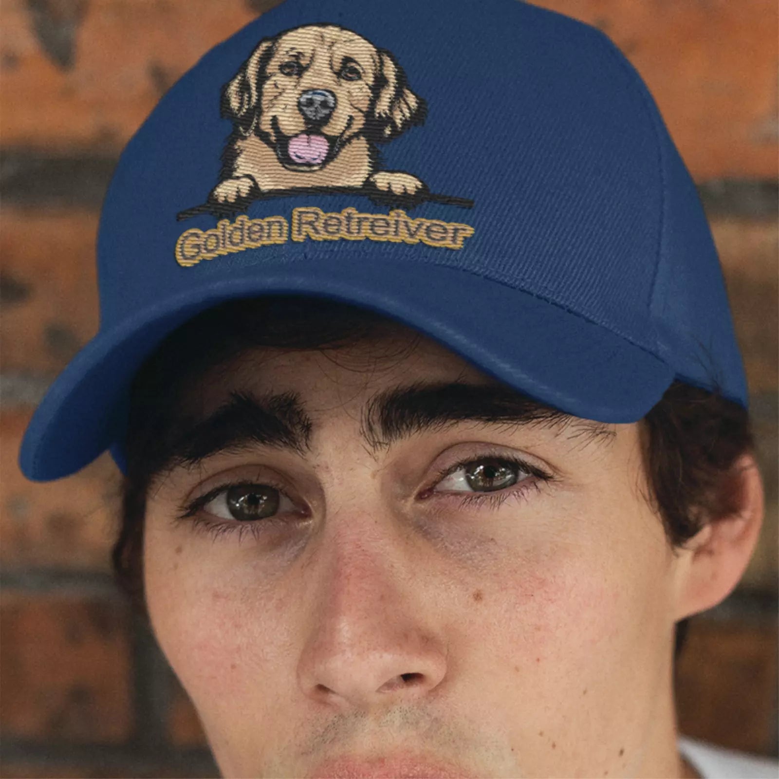 Choose from 100 Breeds  Illustration Custom Canine Dog Personalised Baseball Cap
