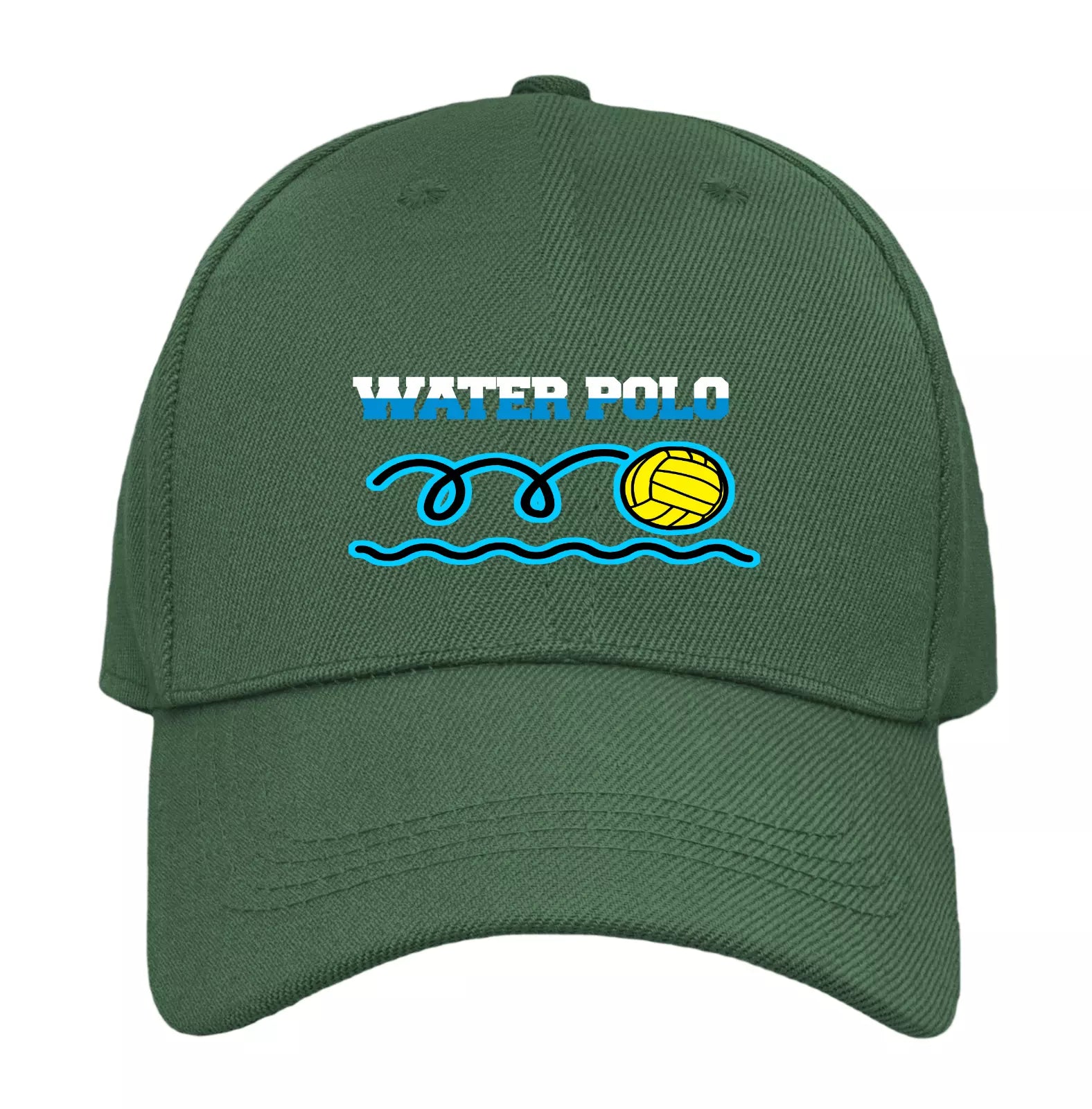 Water Polo Pool Swim Sport Referee Shot Clock Dribble Logo Quality Baseball Cap
