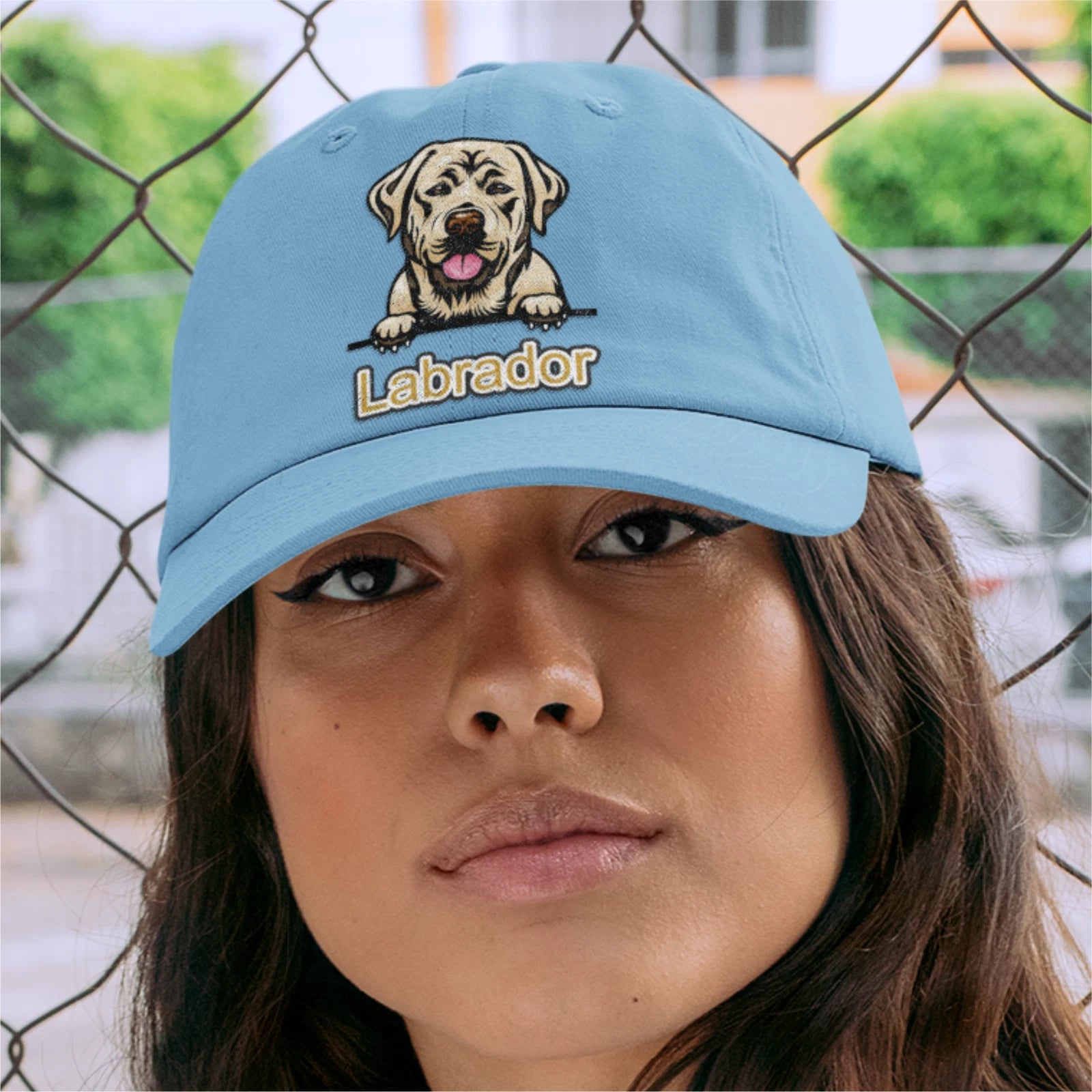Choose from 100 Breeds  Illustration Custom Canine Dog Personalised Baseball Cap