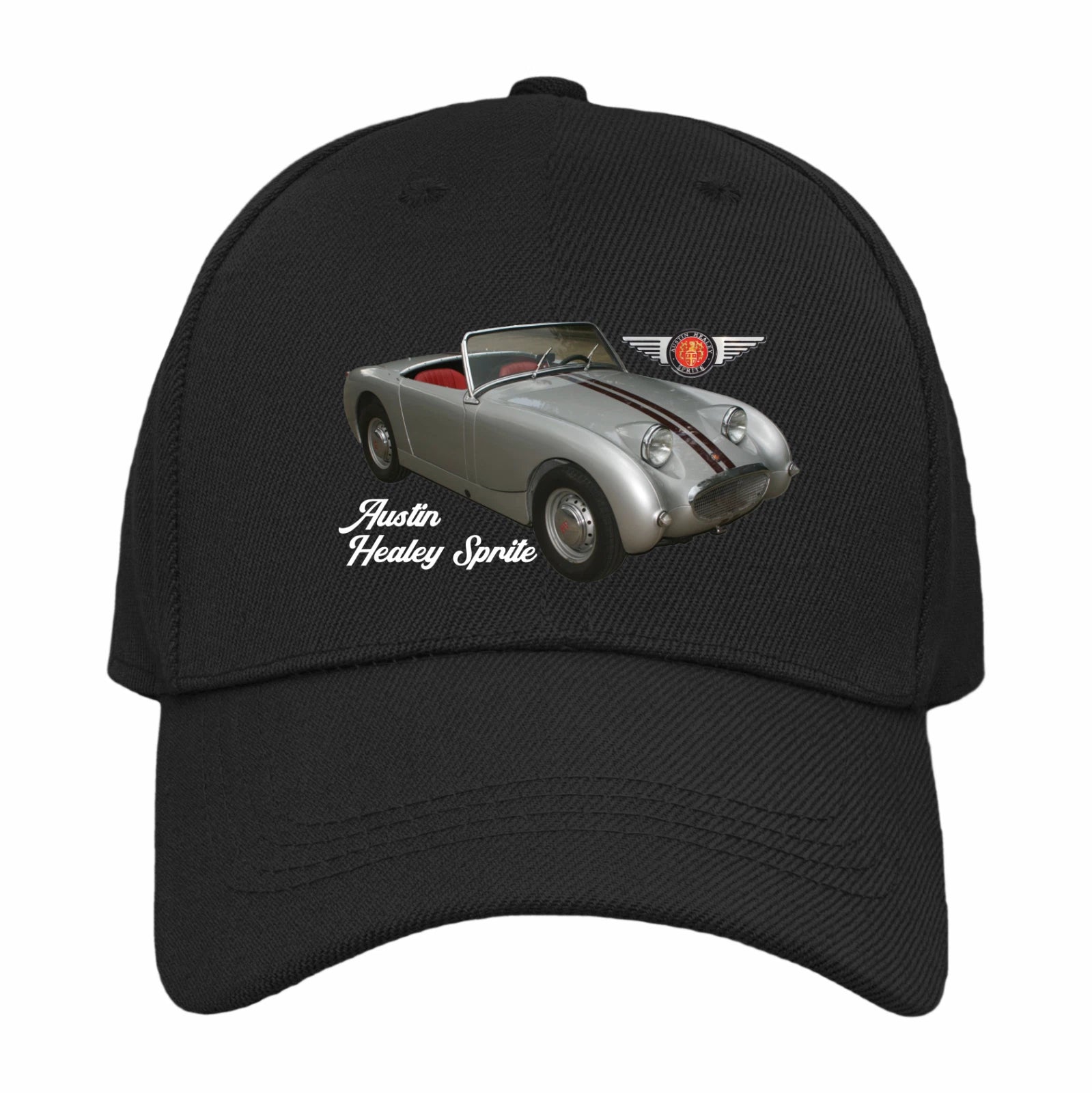 Retro Vintage Classic  Austin Healey Sprite Sports Car Logo Biker Baseball Cap