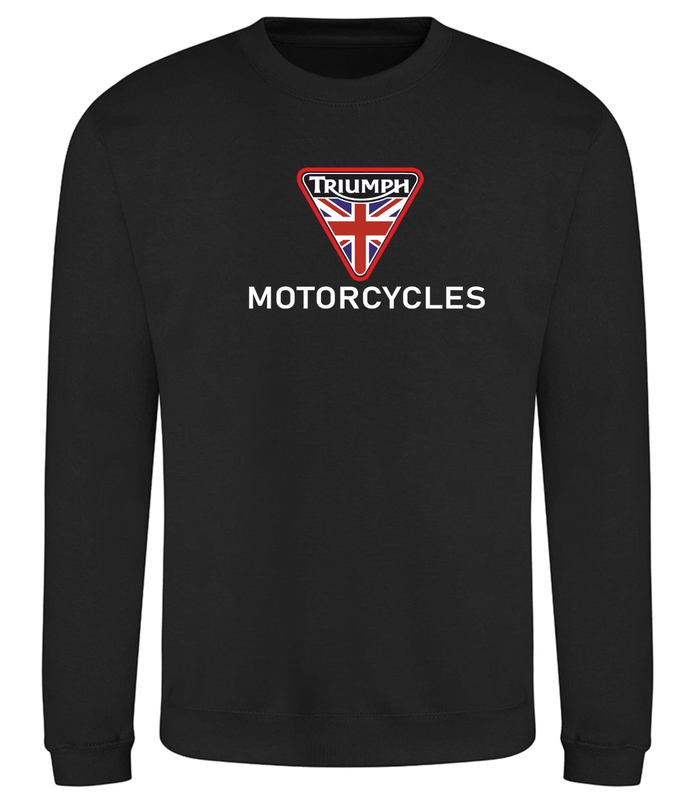 Retro Classic English  Triumph Motorcycle Biker Premium Quality Sweatshirt