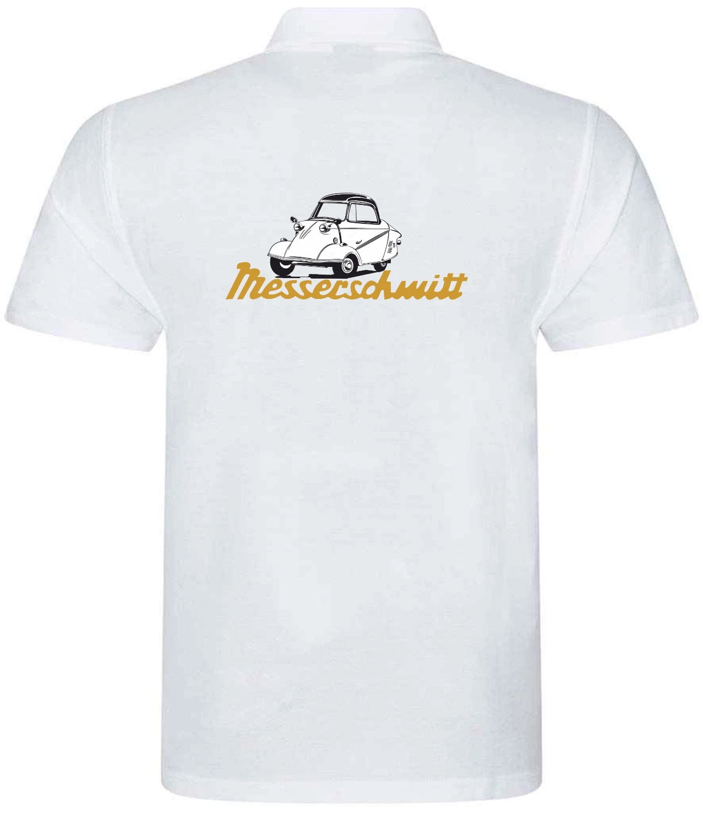 Customisable Retro Vintage Classic Messerschmitt Auto Premium Quality Poloshirt