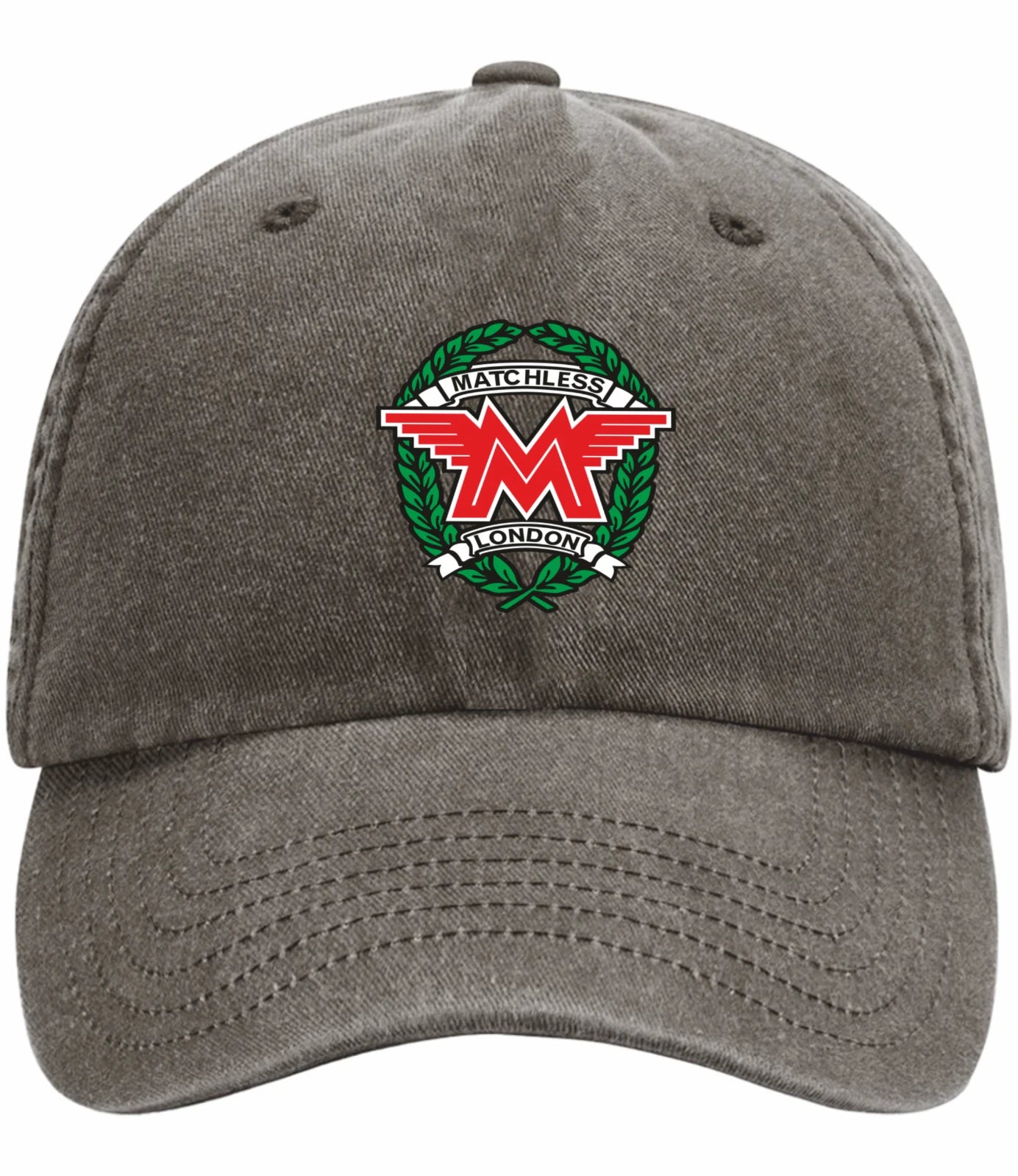 Classic Vintage Matchless Motorcycle Logo Relaxed 5 Panel Vintage Baseball Cap