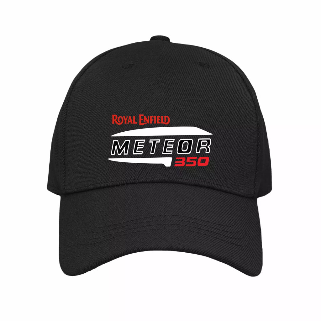 Retro Classic Royal Enfield Meteor 350  Motorcycle Logo Biker Baseball Cap