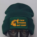 Humorous Funny Fishing I Talk Nothing But Carp Premium Quality Beanie Hat