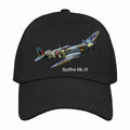 Signature Apparel - retro-classic-iconic-ww2-spifire-fighter-plane-collectors-quality-baseball-cap-1