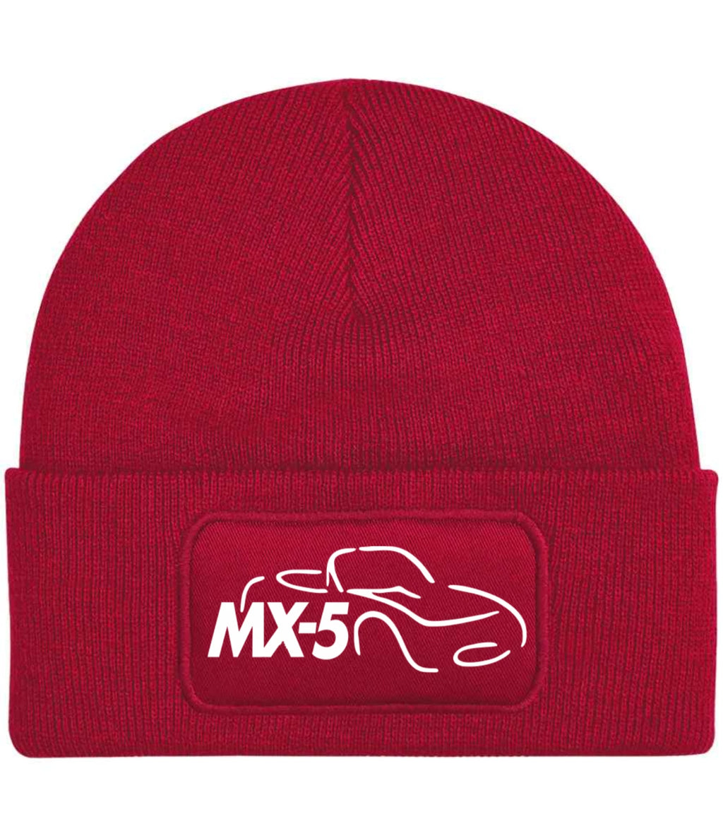 Classic MX5 logo Motoring Auto Warm Winter Beanie 8 Colours Free Fast Delivery