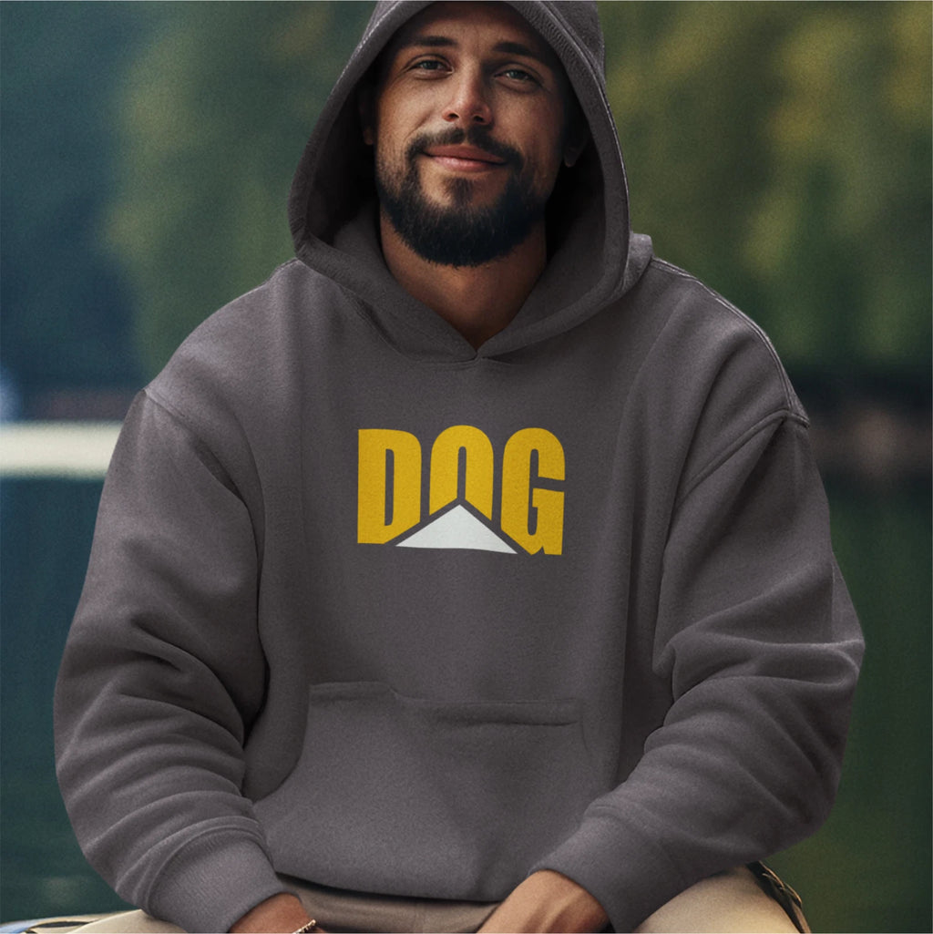 Funny Humorous CAT - DOG Heavy Plant Equipment Parody Premium Hooded Sweatshirt