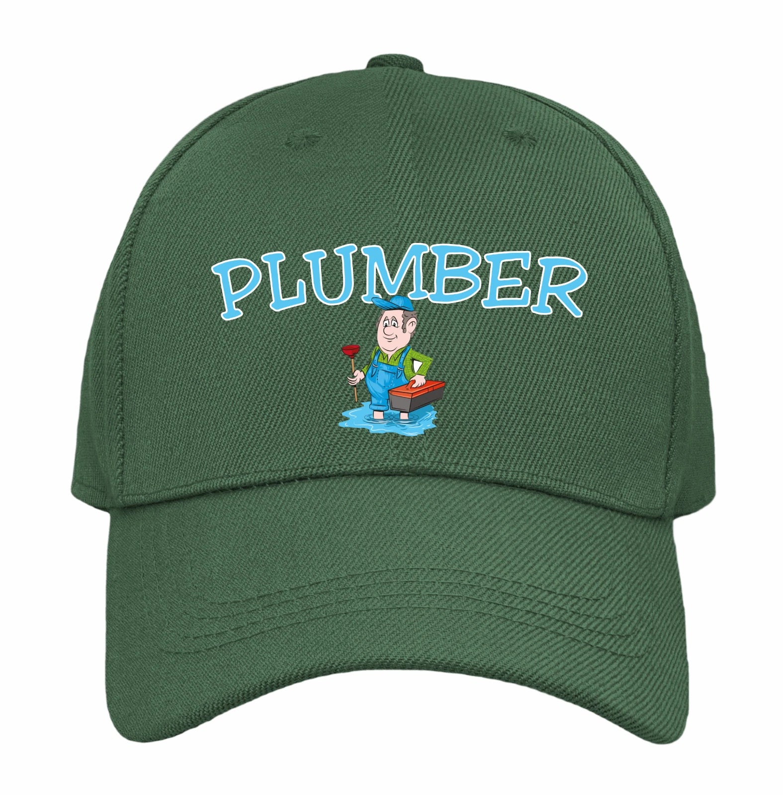 Plumber Occupation Funny Humorous Image and Text Quality Baseball Cap