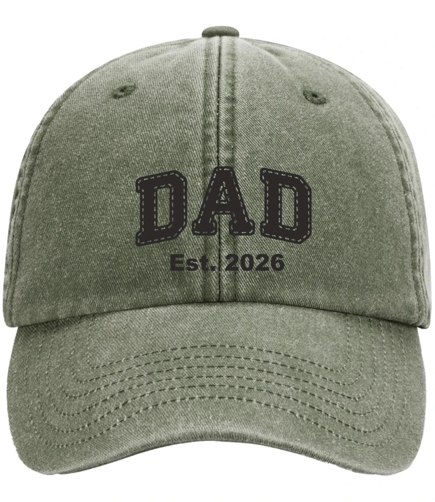 New Dad/Grandpa/Grandad/Uncle Est: 2066 Vintage Low Profile Baseball Cap