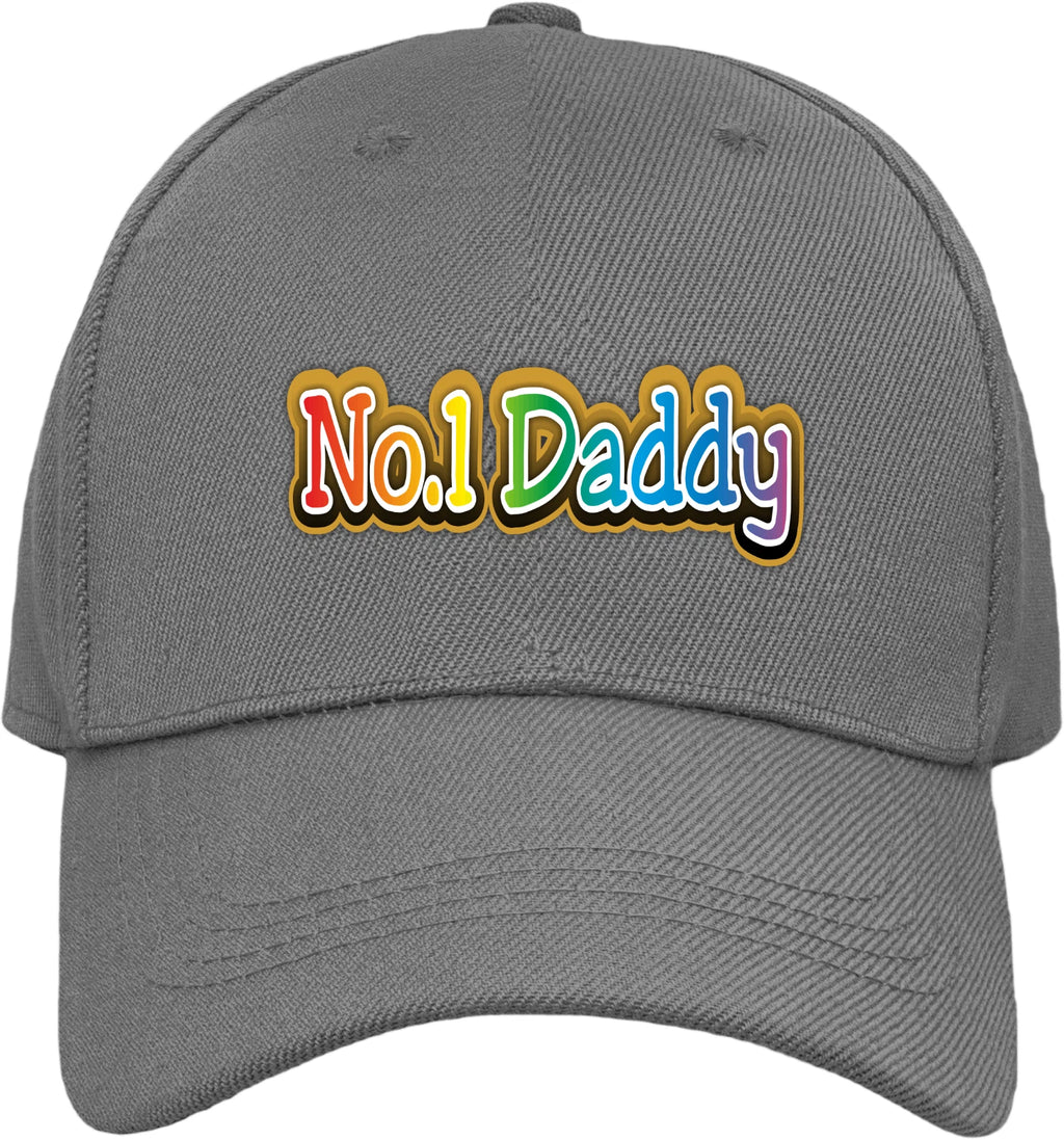 Fathers Day Dads Day Number One Daddy Premium Quality Baseball Cap