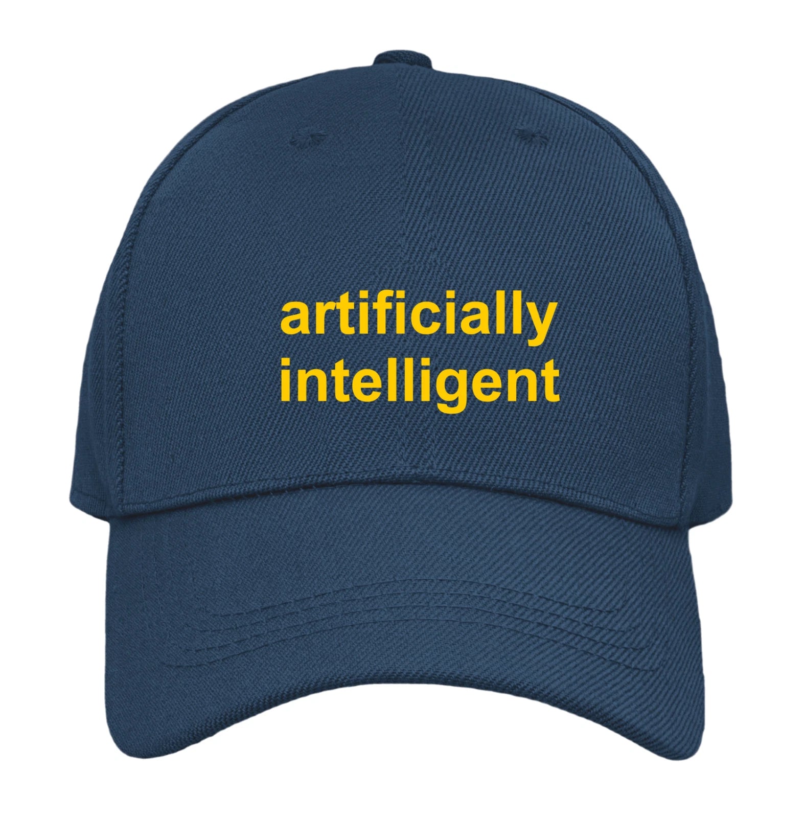 Funny Humorous Artificially Intelligent Premium  Quality Baseball Cap