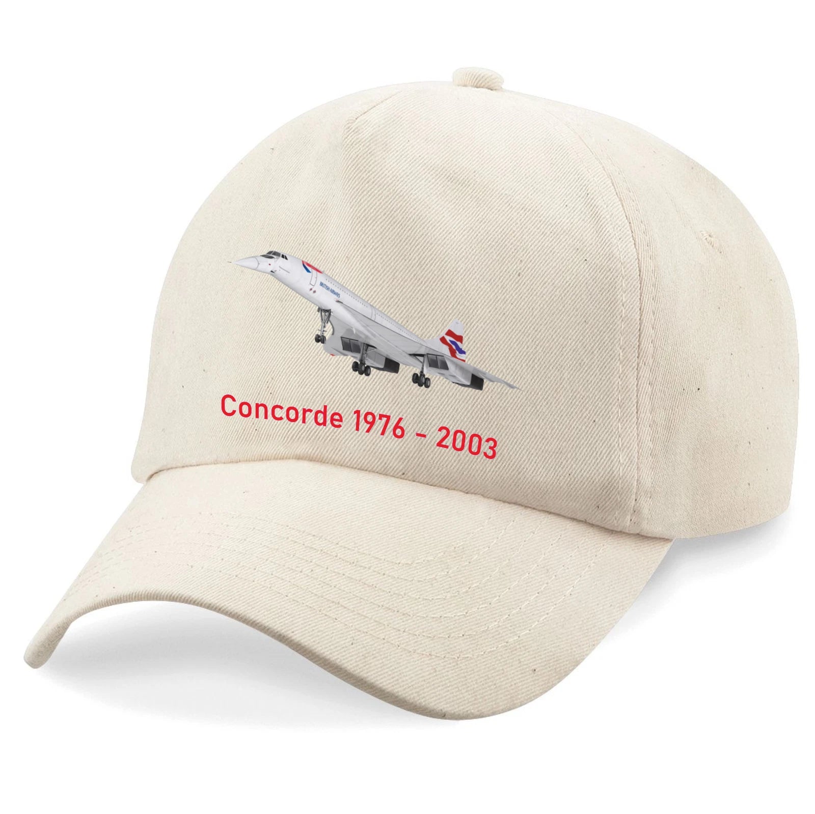 Retro British Airways Classic Iconic Concorde Airline Collectors Baseball Cap