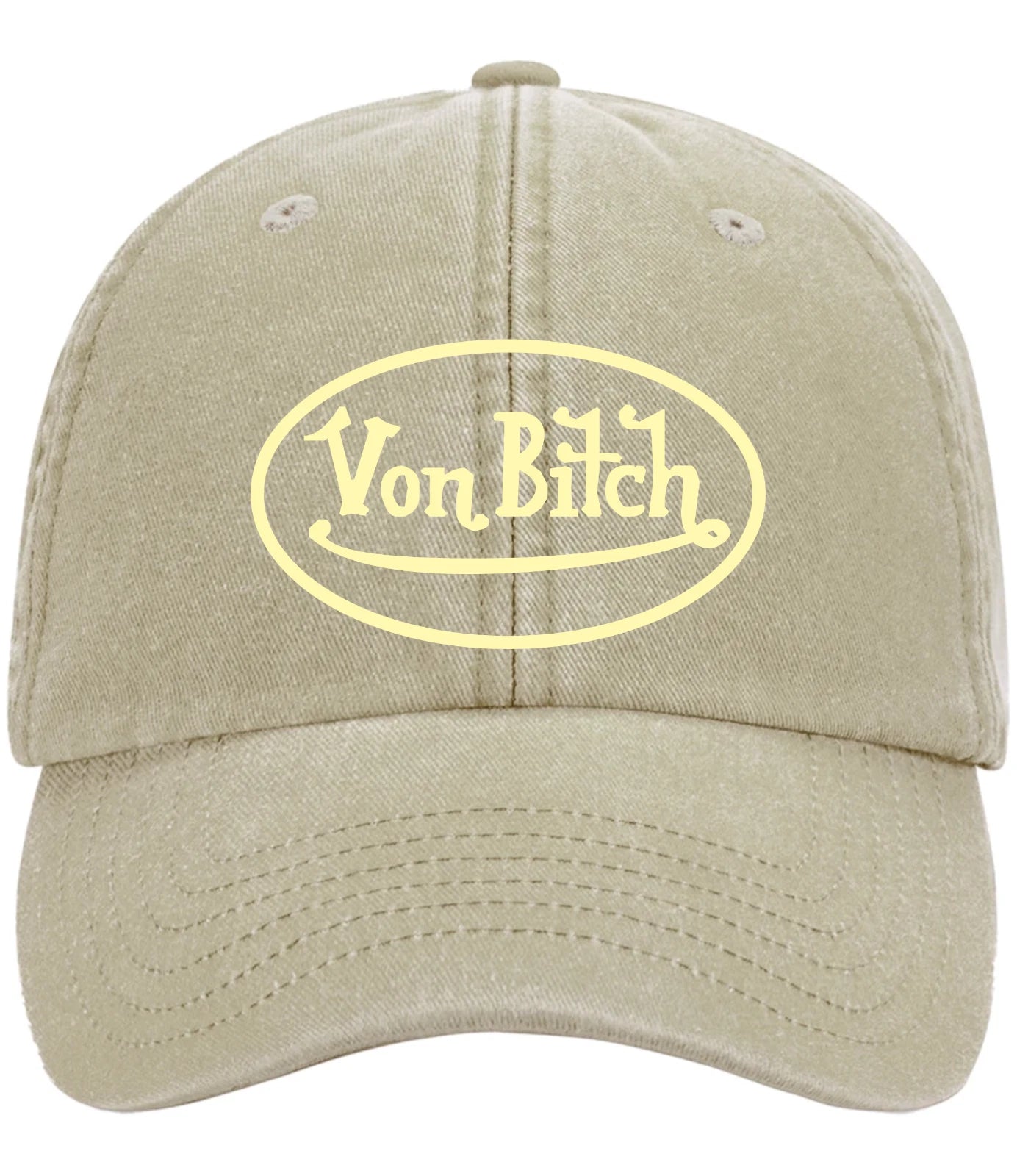 Ladies Humorous Von B*tch Premium Vintage Low Profile Baseball Cap