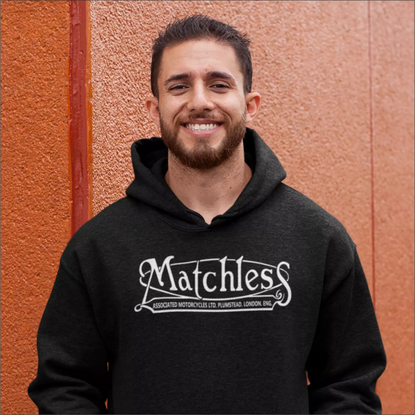Retro Vintage Classic Matchless Motorcycle Biker Premium Hooded Sweatshirt